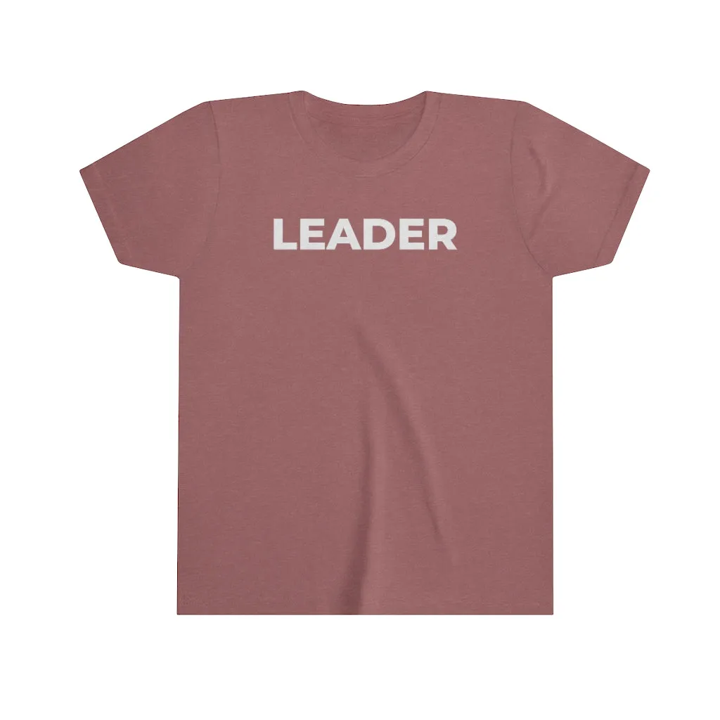 "LEADER" Youth Short Sleeve Tee