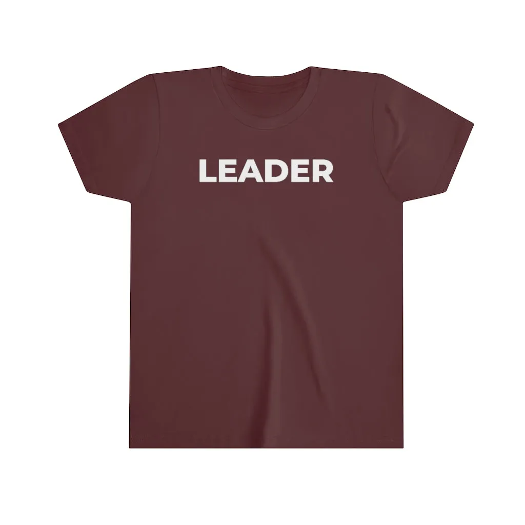"LEADER" Youth Short Sleeve Tee