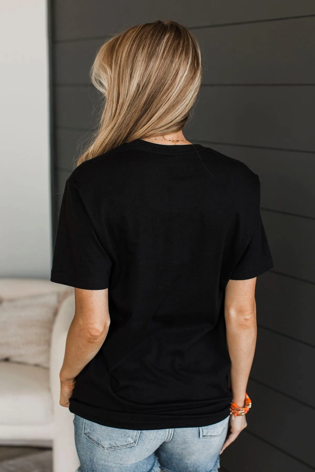 "Mountains Are Calling" Graphic Tee- Black