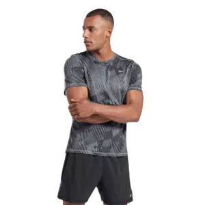 Reebok One Series Running Jacquard Mens Tee -Grey