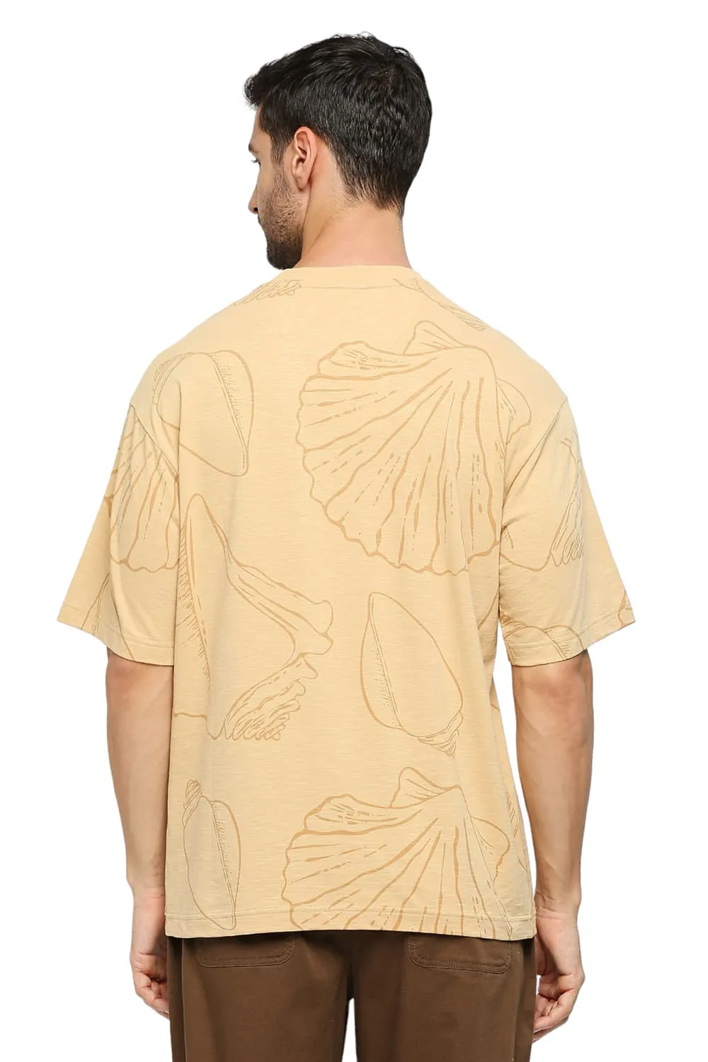Relaxed Fit Cotton Printed Crew T-shirts