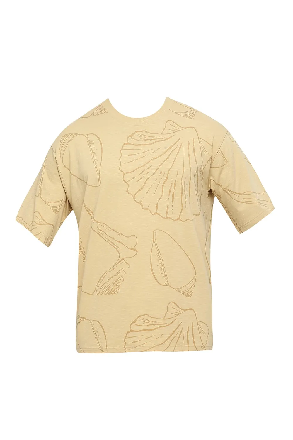 Relaxed Fit Cotton Printed Crew T-shirts