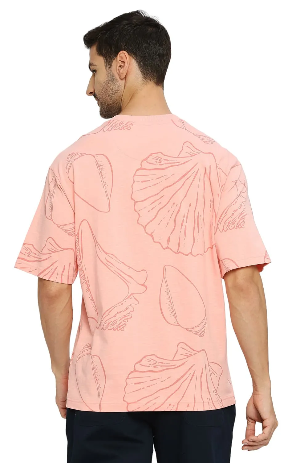 Relaxed Fit Cotton Printed Crew T-shirts