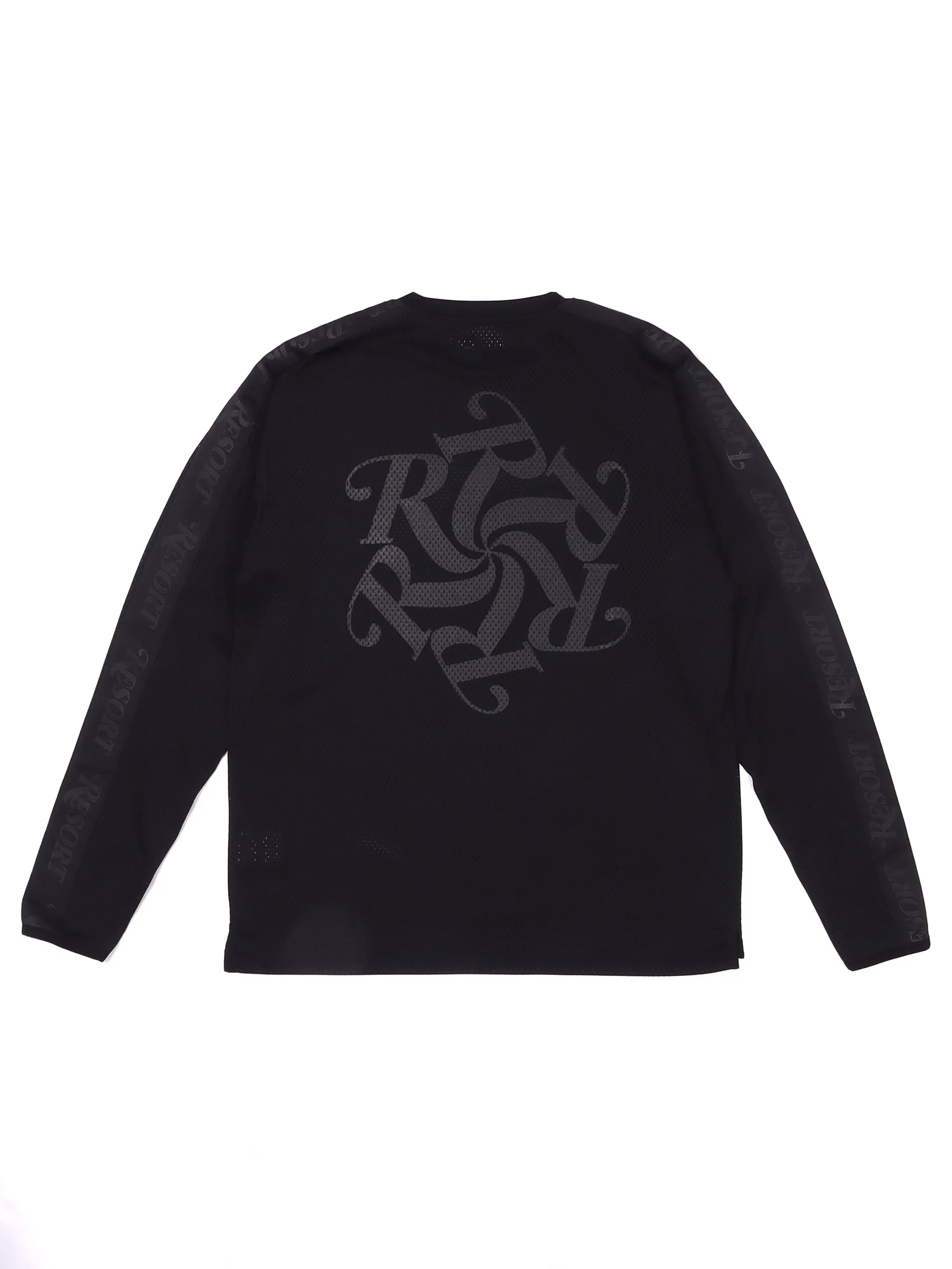 RESORT PERFORMANCE MESH VORTEX CREW BLACK
