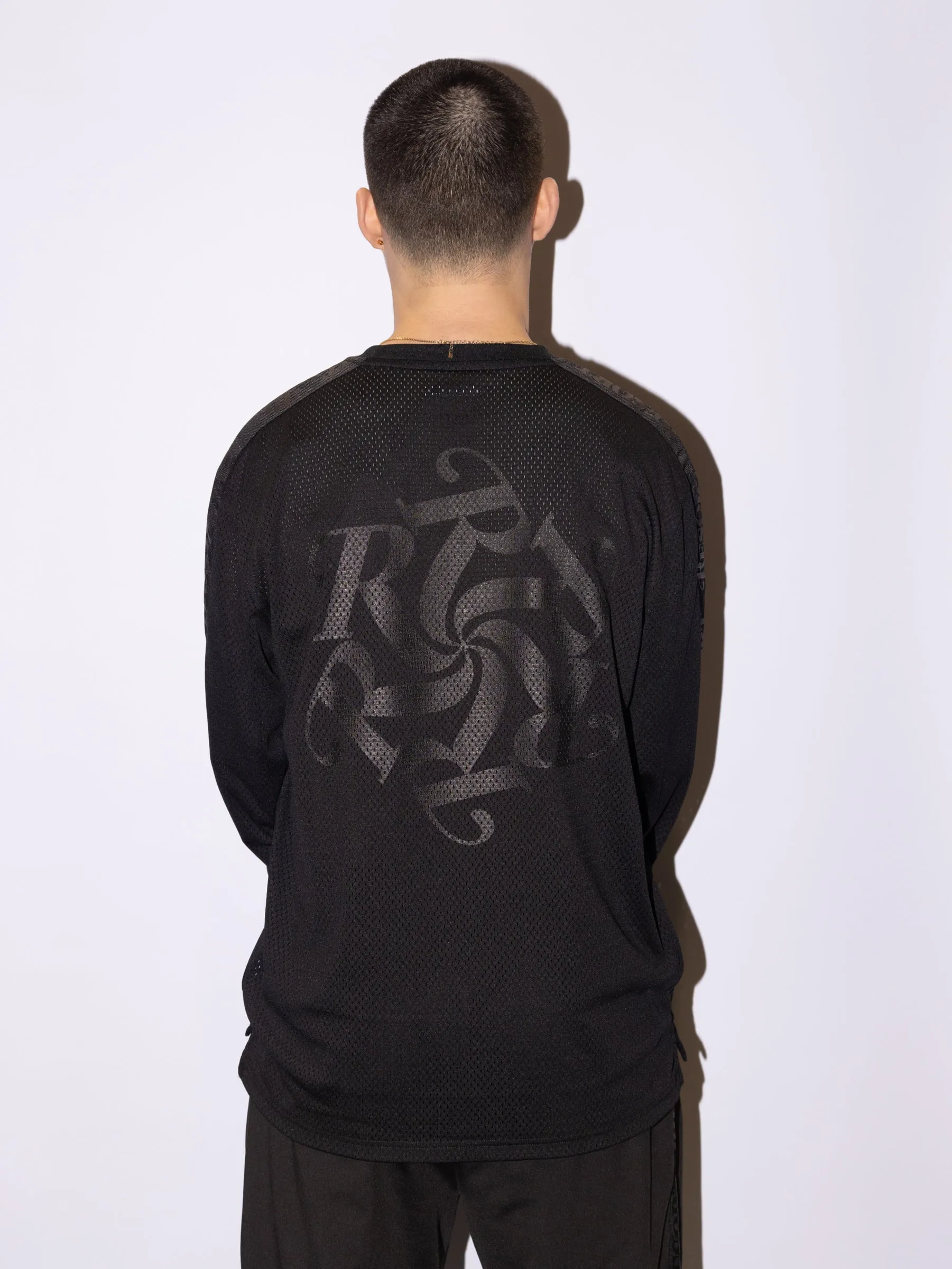 RESORT PERFORMANCE MESH VORTEX CREW BLACK