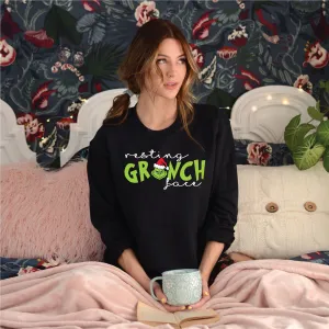 Resting Grinch Face Sweatshirt