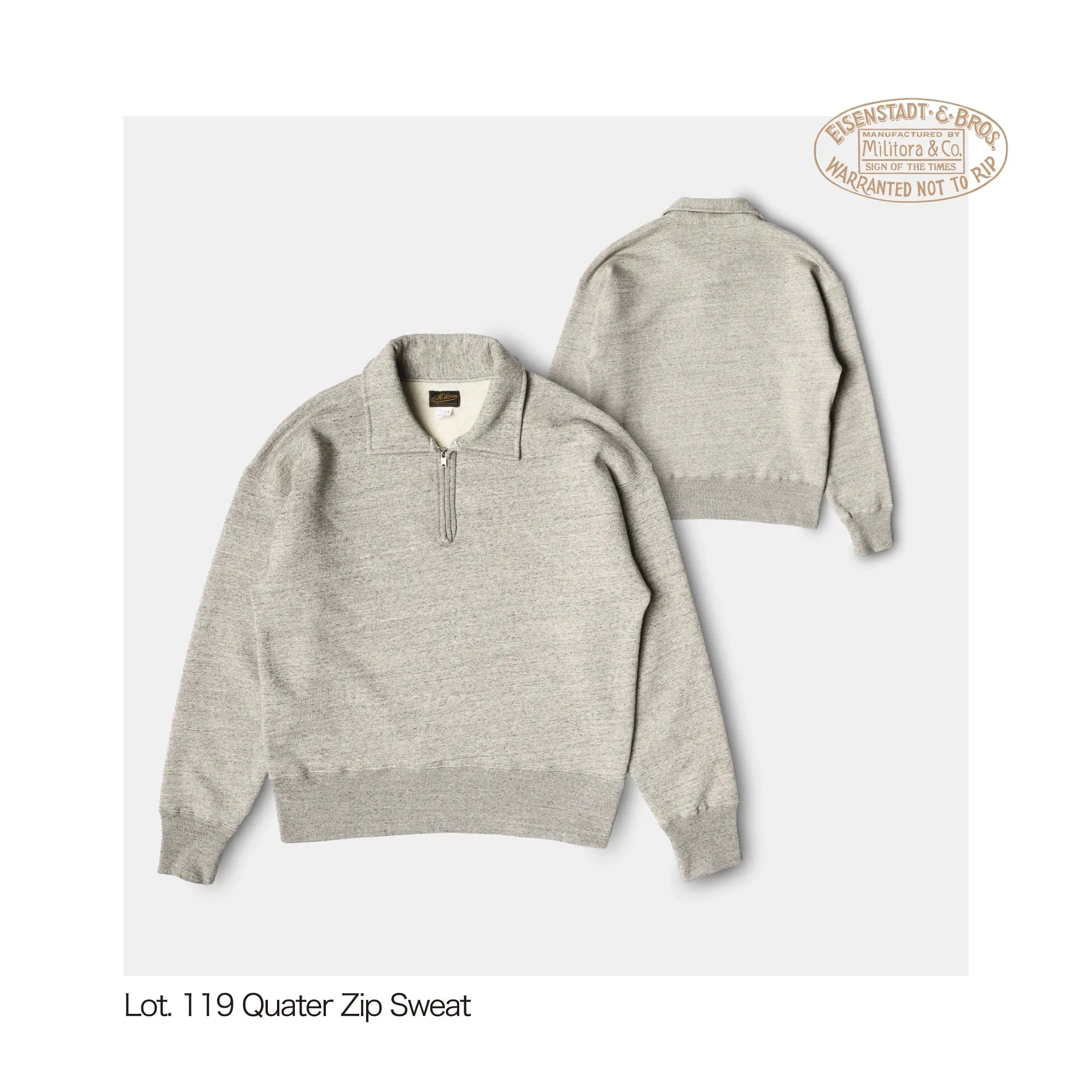 Retro Quarter-Zip Sweatshirt