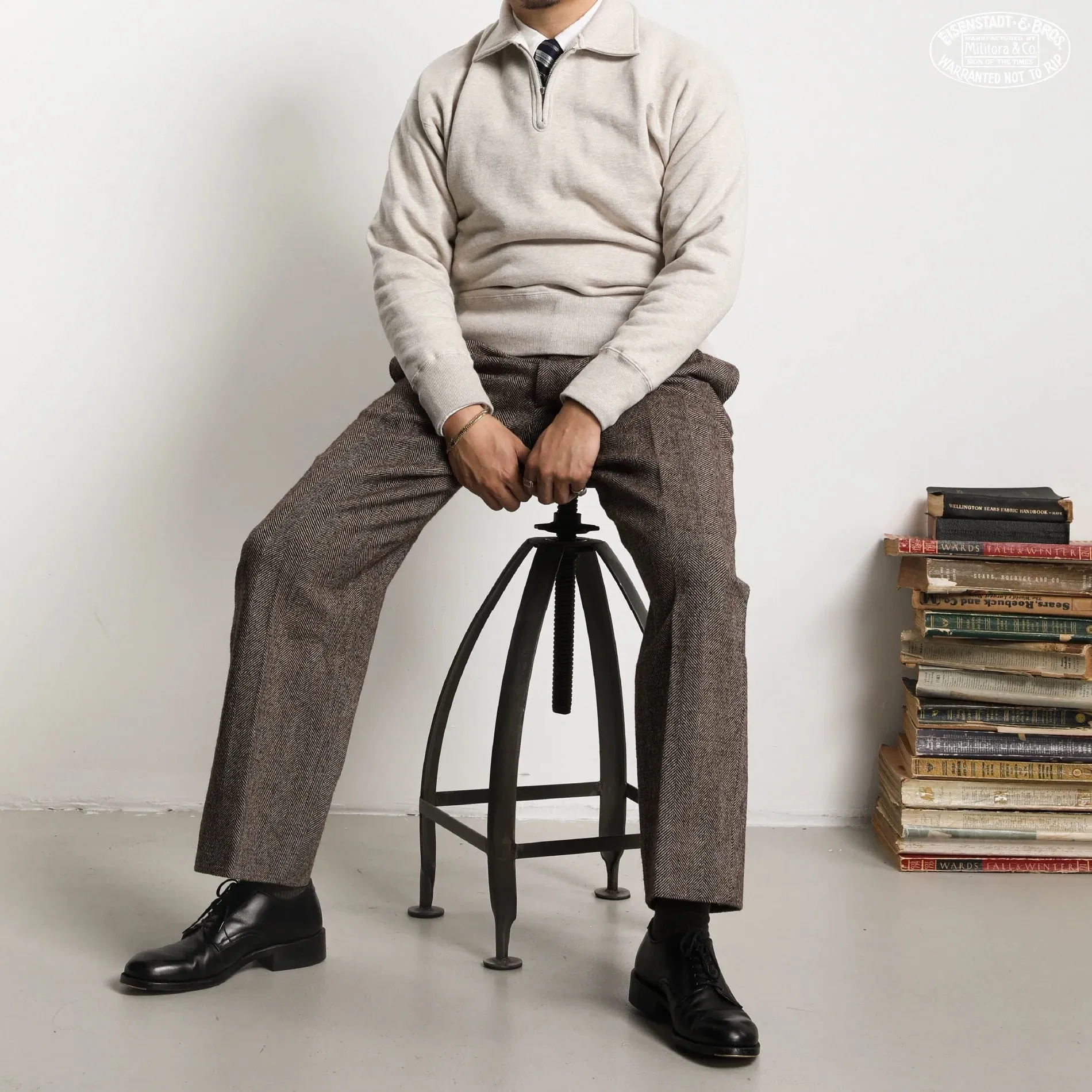 Retro Quarter-Zip Sweatshirt