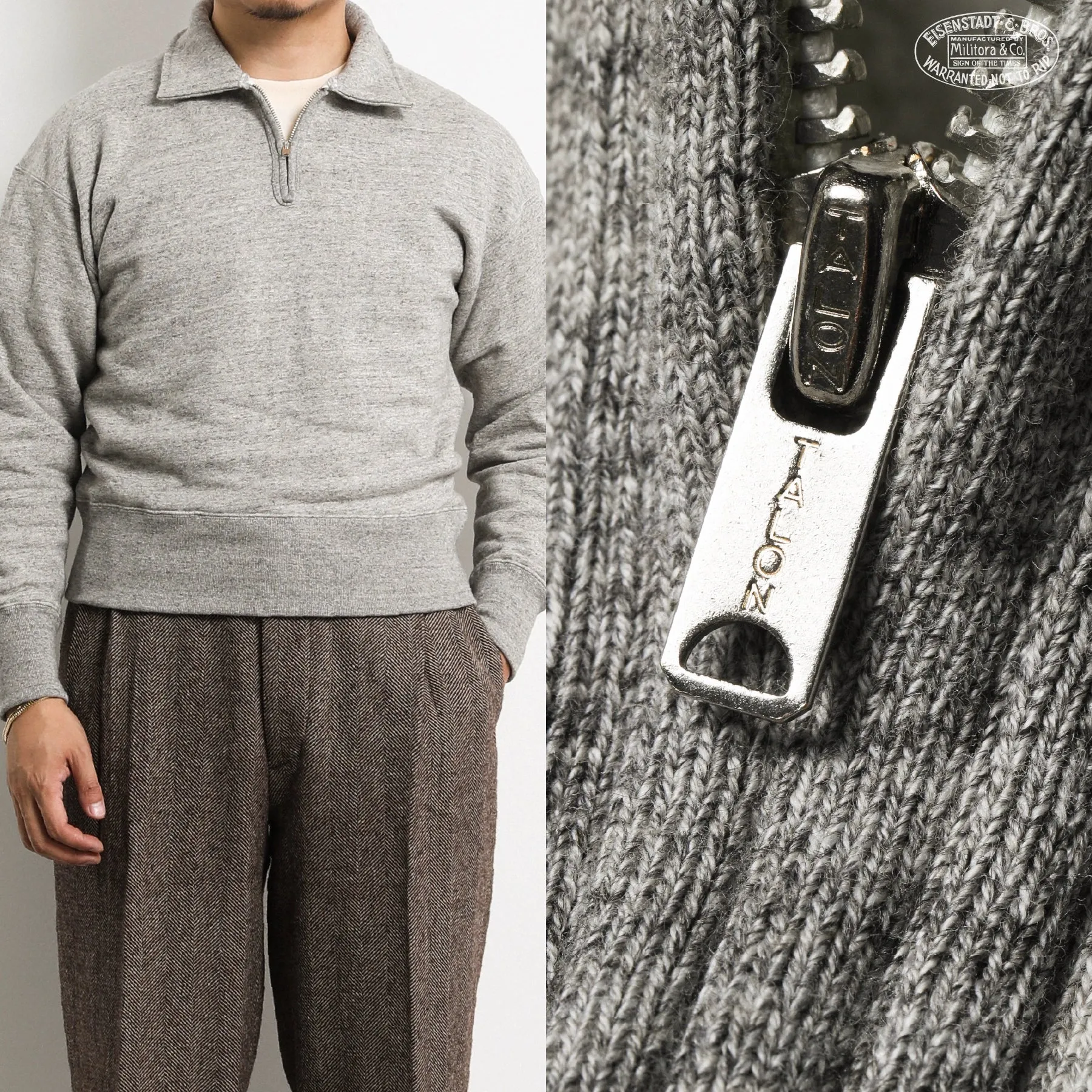 Retro Quarter-Zip Sweatshirt