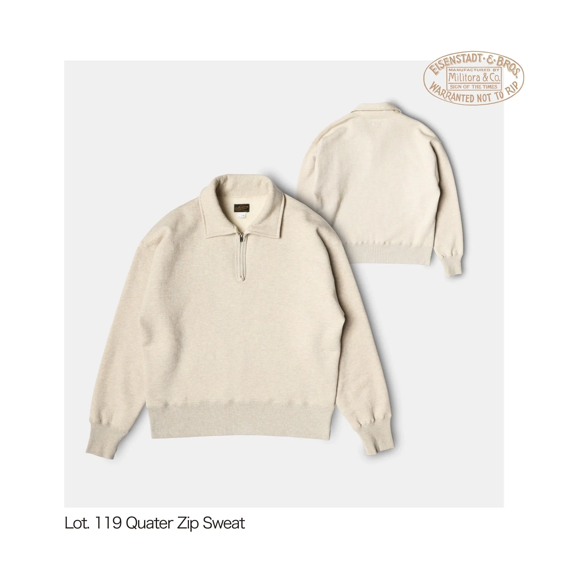 Retro Quarter-Zip Sweatshirt