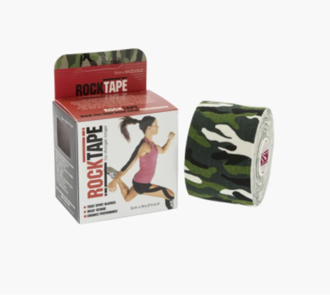 Rocktape 5m roll 2" wide.