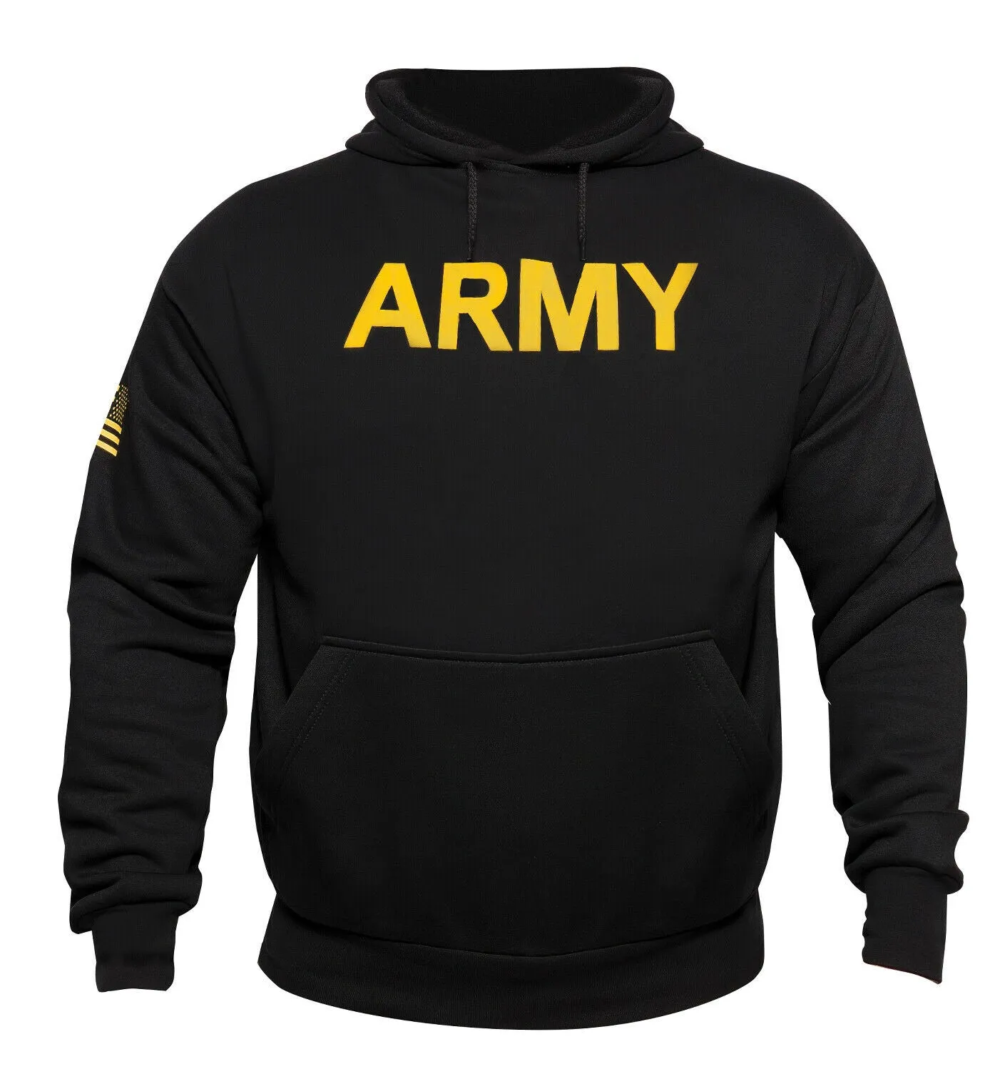 Rothco Army Printed Pullover Hoodie - Black