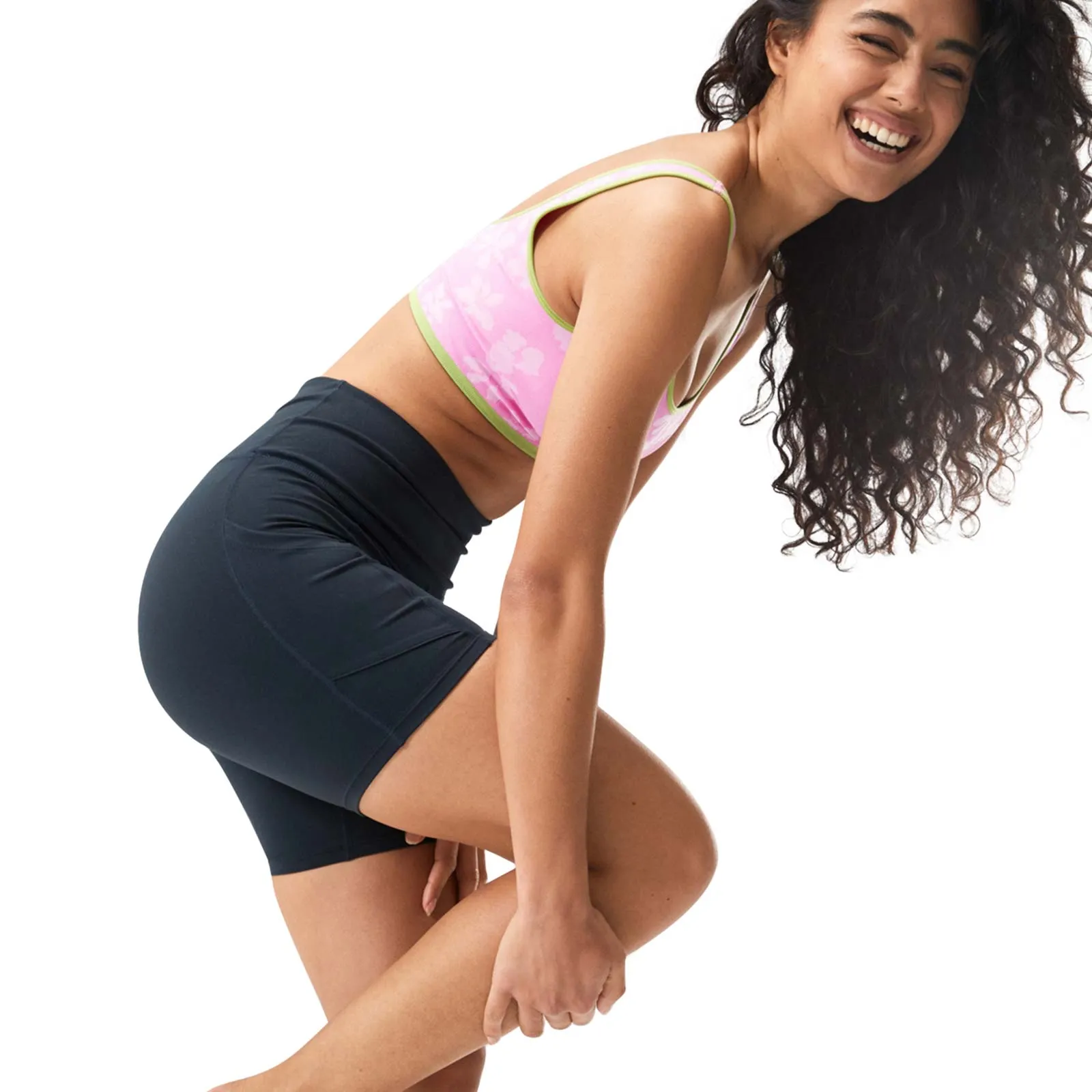 Roxy Womens Heart Into It Biker Running Shorts