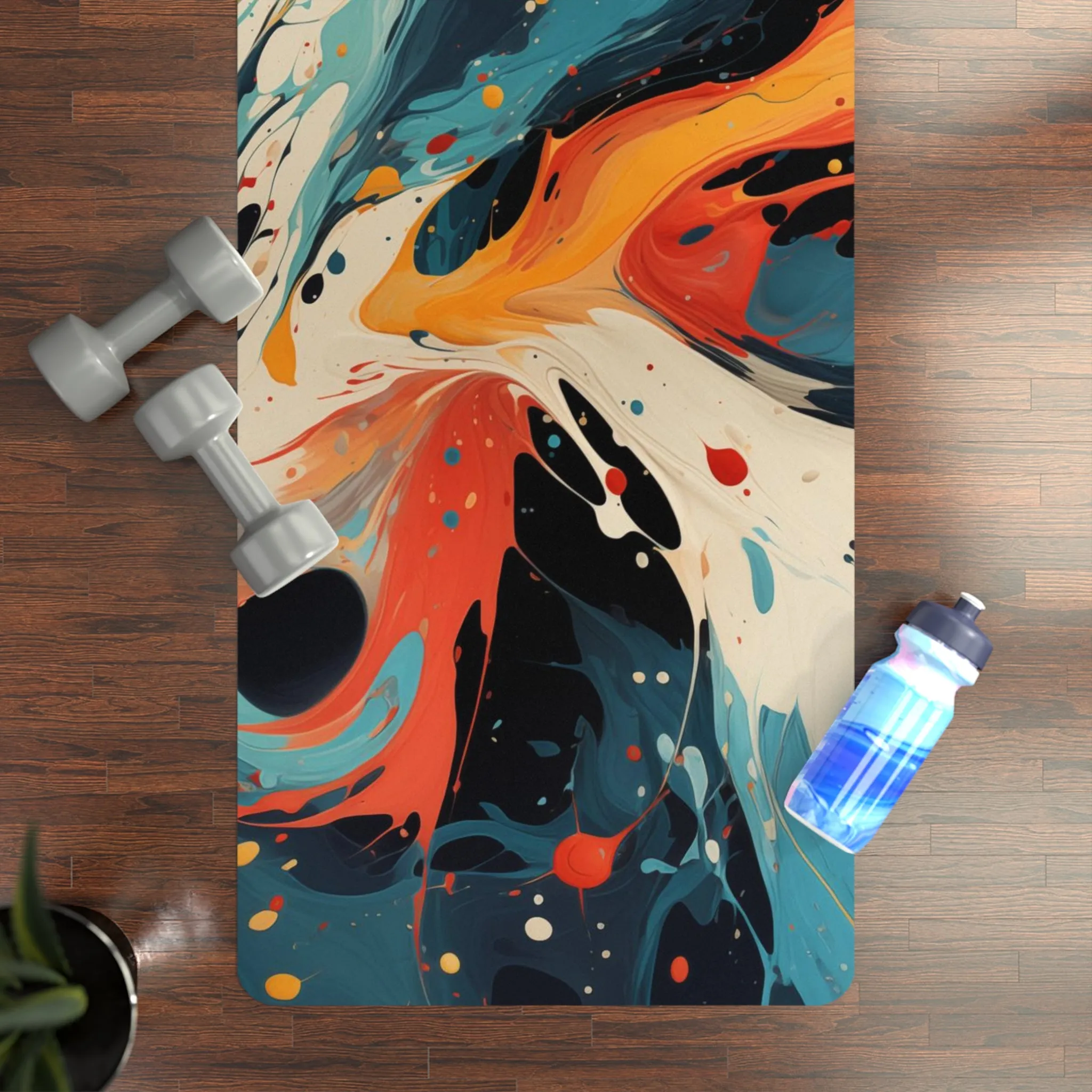Rubber Yoga Mat- Inga Besakih Ikat