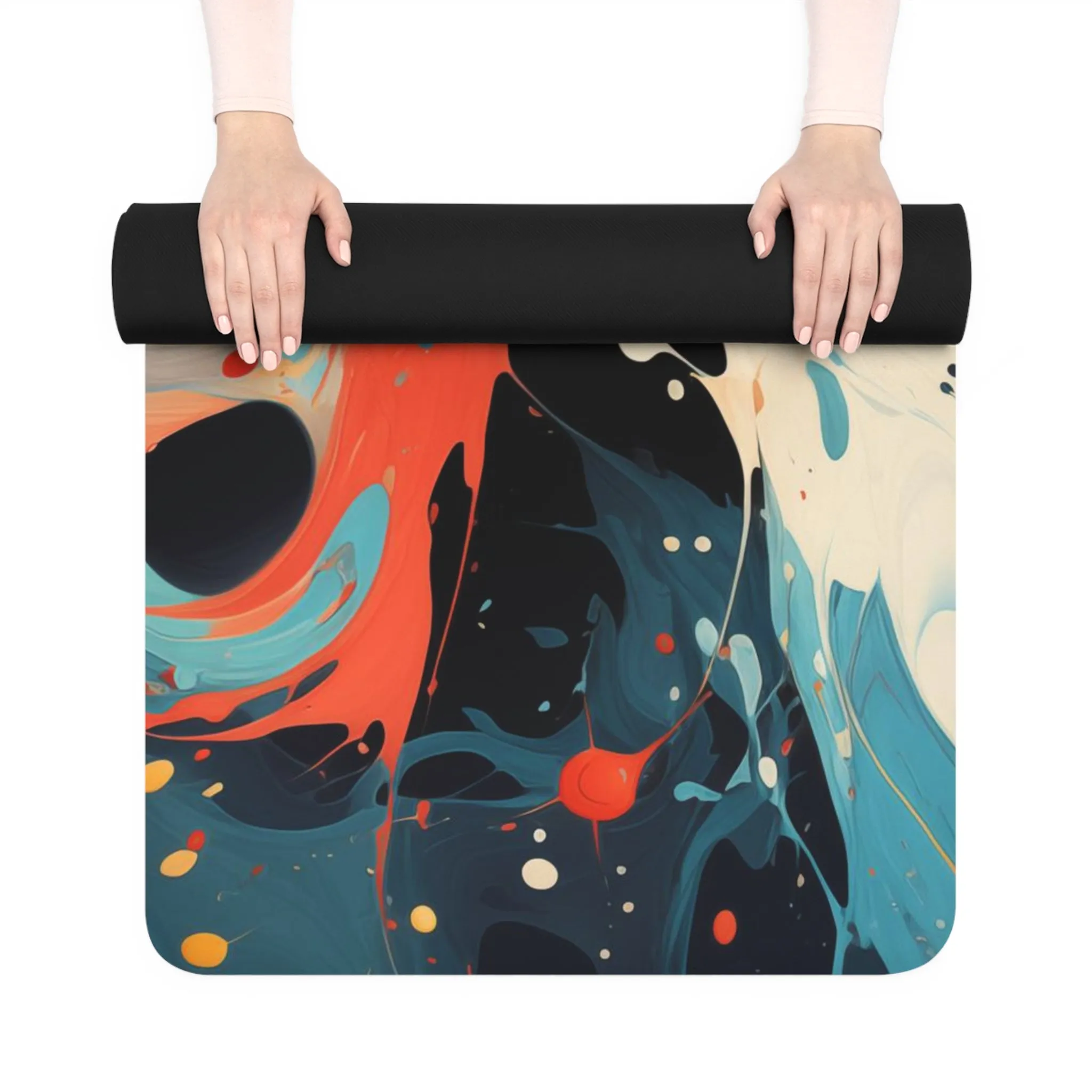 Rubber Yoga Mat- Inga Besakih Ikat