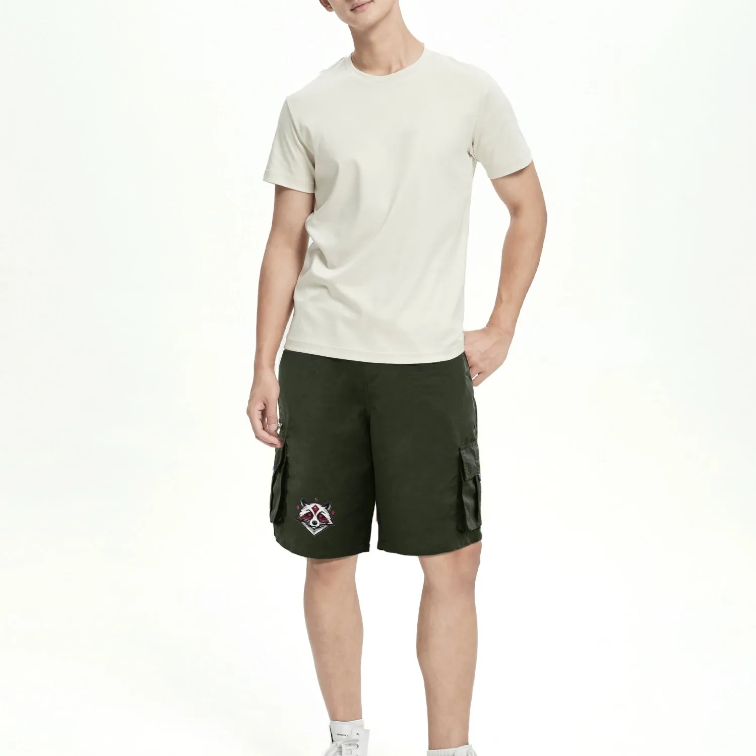 Ruby Raccoon Men's Cargo Shorts