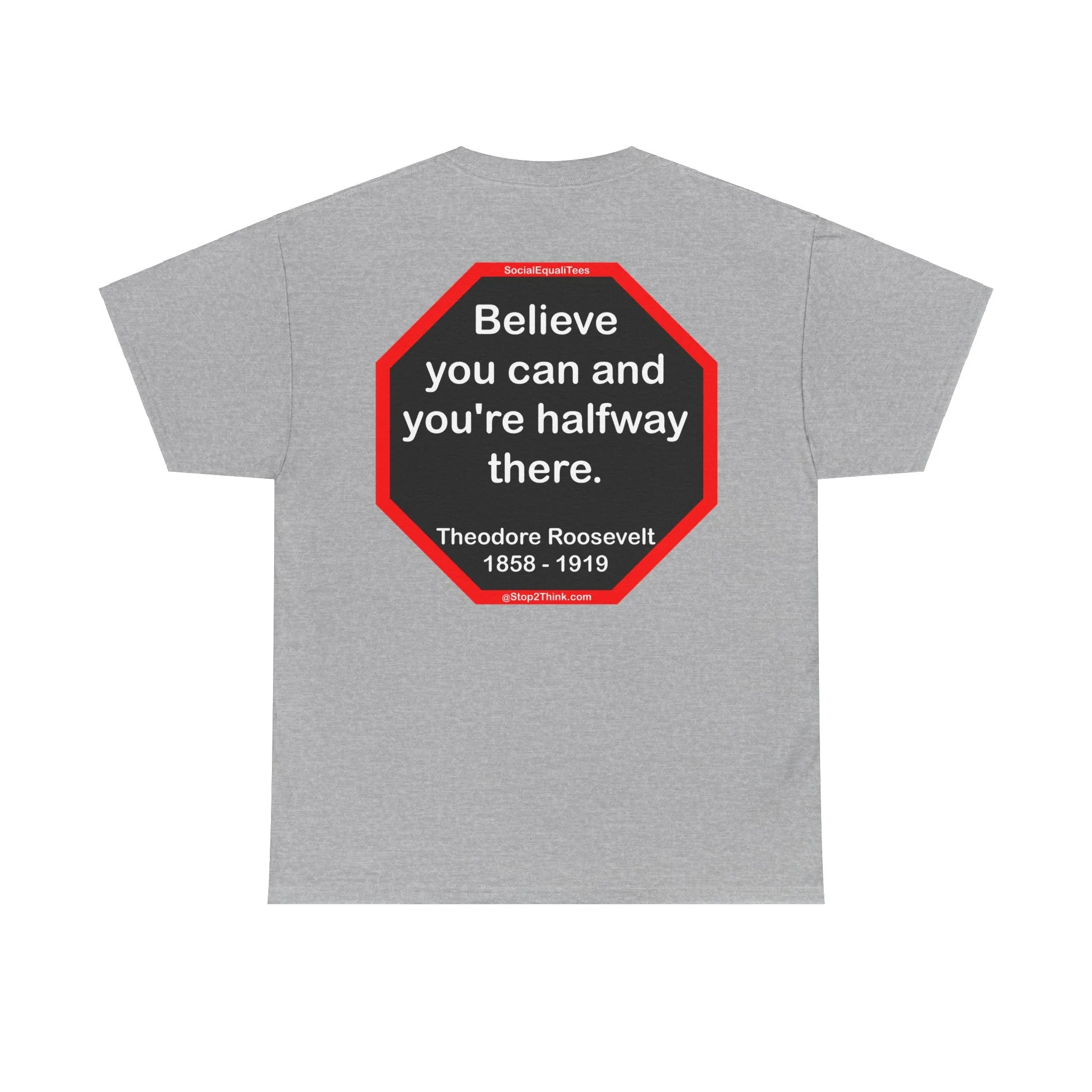 S2T- Believe you can and you're halfway there.  -  Theodore Roosevelt  1858 - 1919