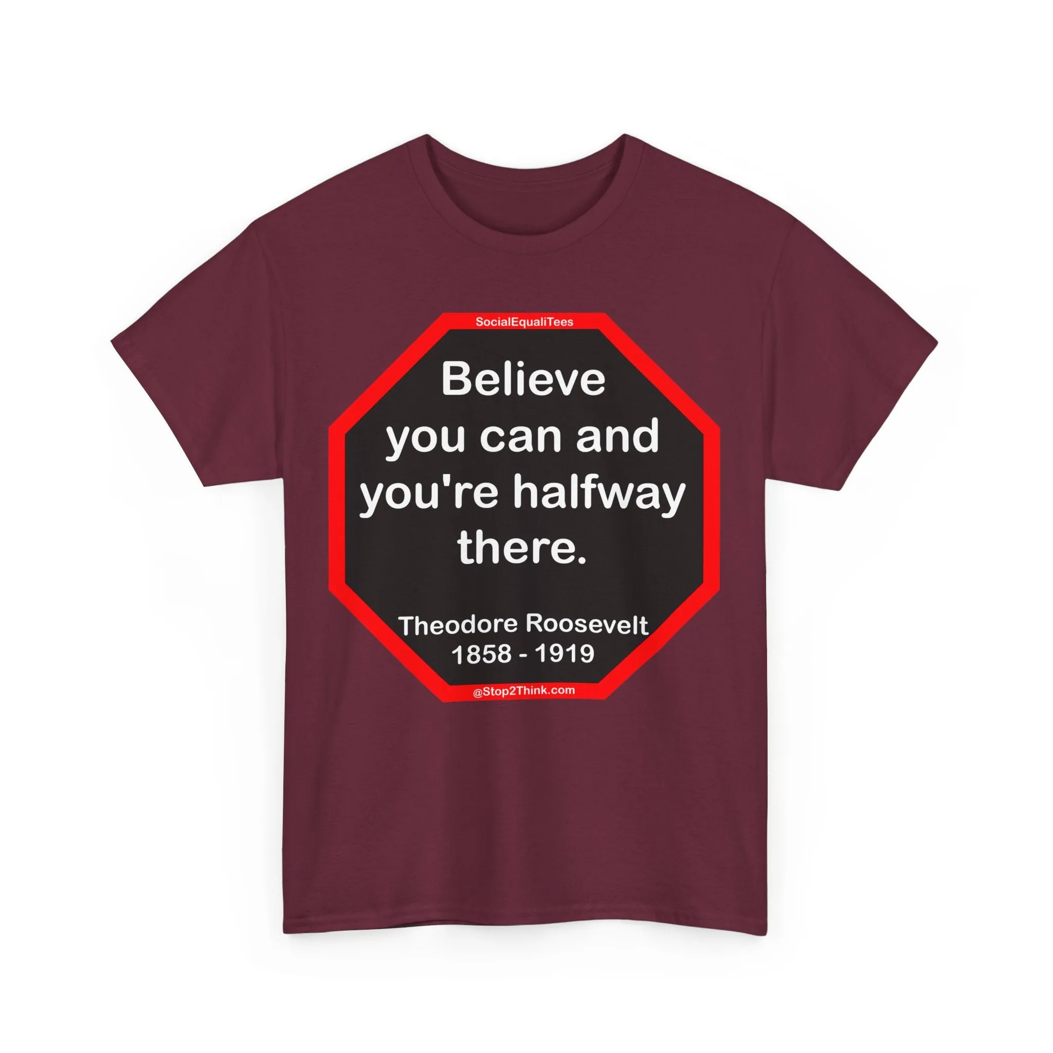 S2T- Believe you can and you're halfway there.  -  Theodore Roosevelt  1858 - 1919