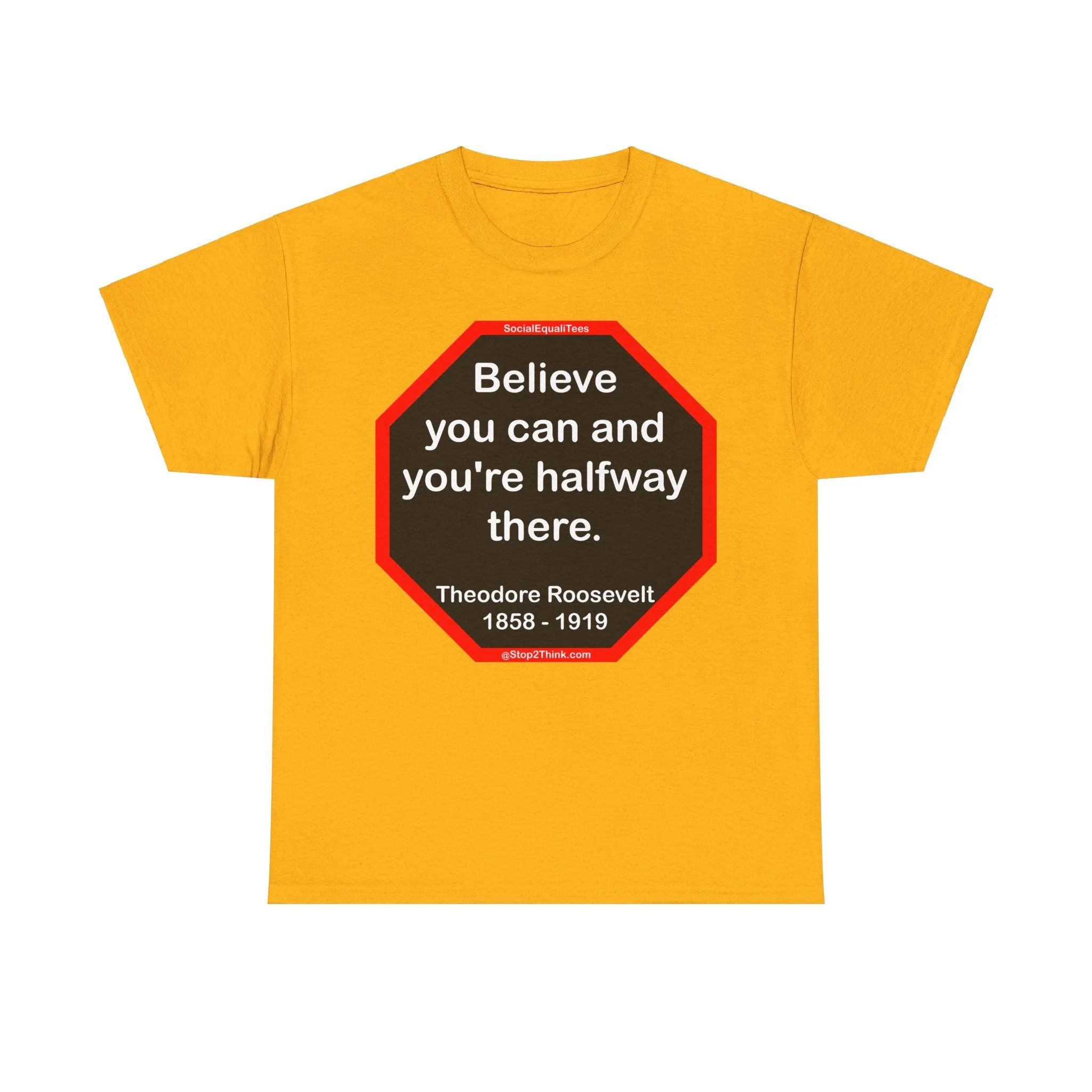 S2T- Believe you can and you're halfway there.  -  Theodore Roosevelt  1858 - 1919