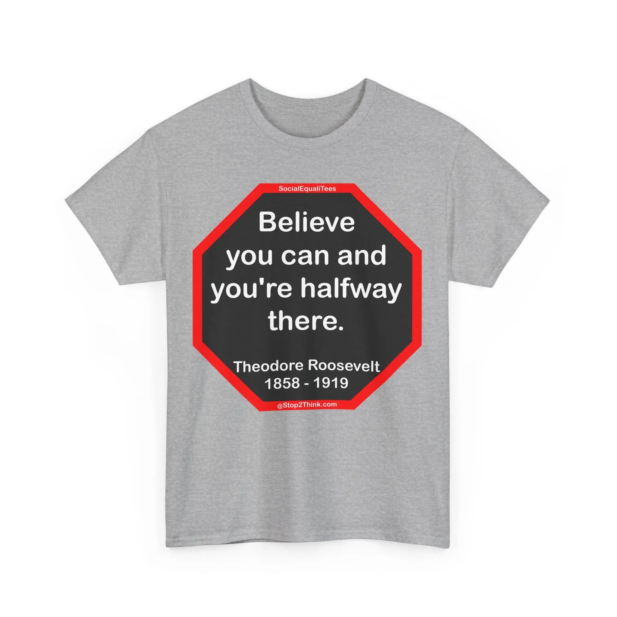 S2T- Believe you can and you're halfway there.  -  Theodore Roosevelt  1858 - 1919