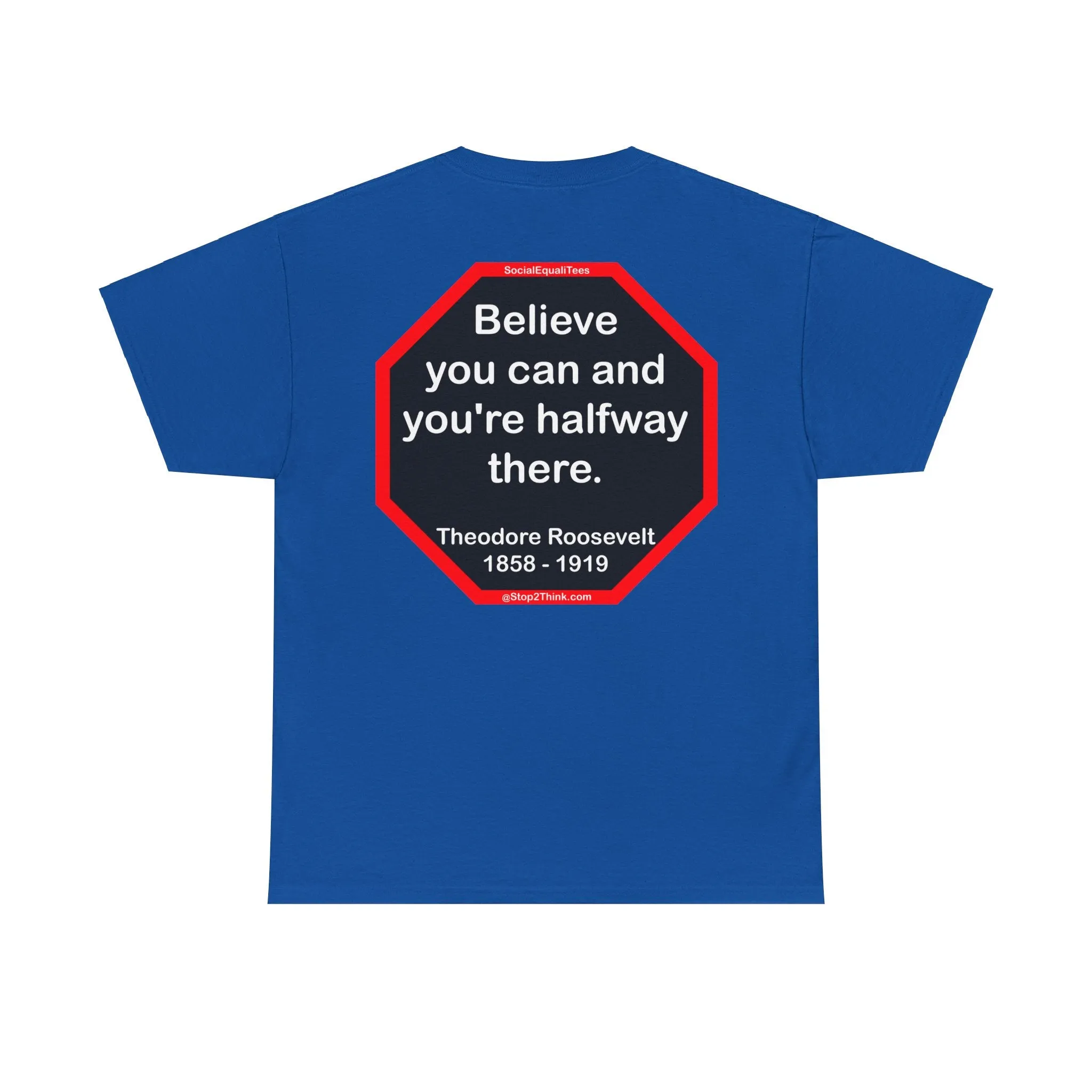 S2T- Believe you can and you're halfway there.  -  Theodore Roosevelt  1858 - 1919