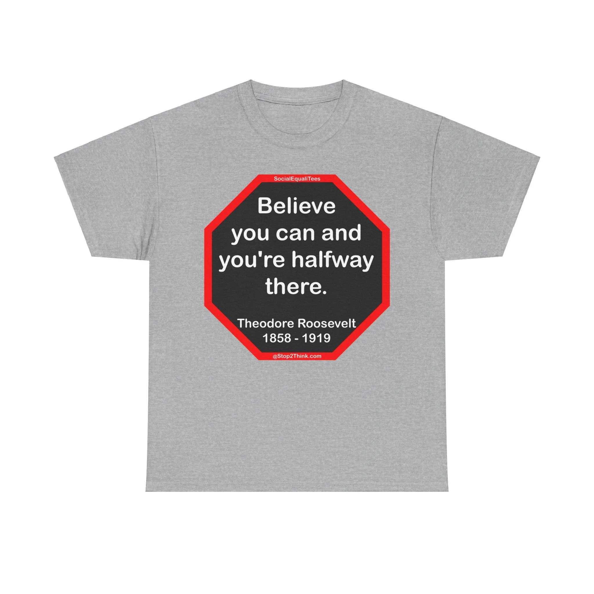 S2T- Believe you can and you're halfway there.  -  Theodore Roosevelt  1858 - 1919
