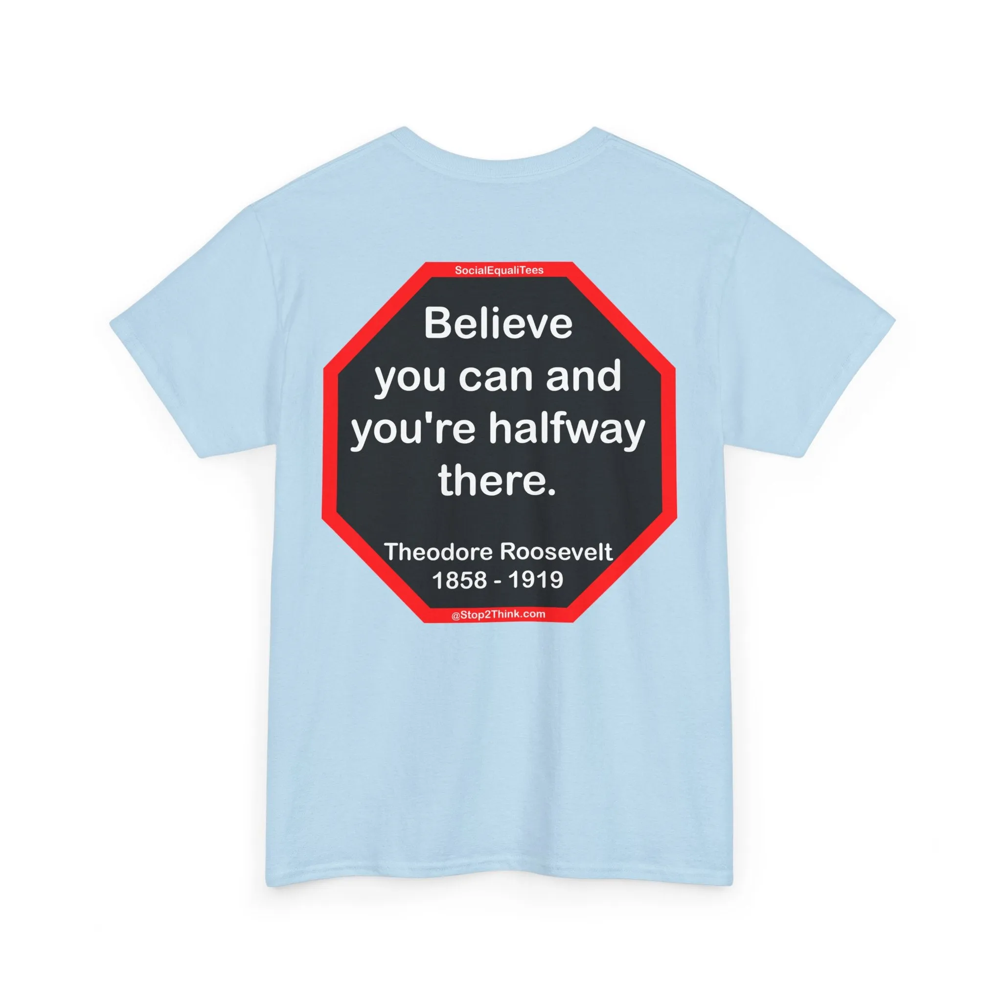 S2T- Believe you can and you're halfway there.  -  Theodore Roosevelt  1858 - 1919