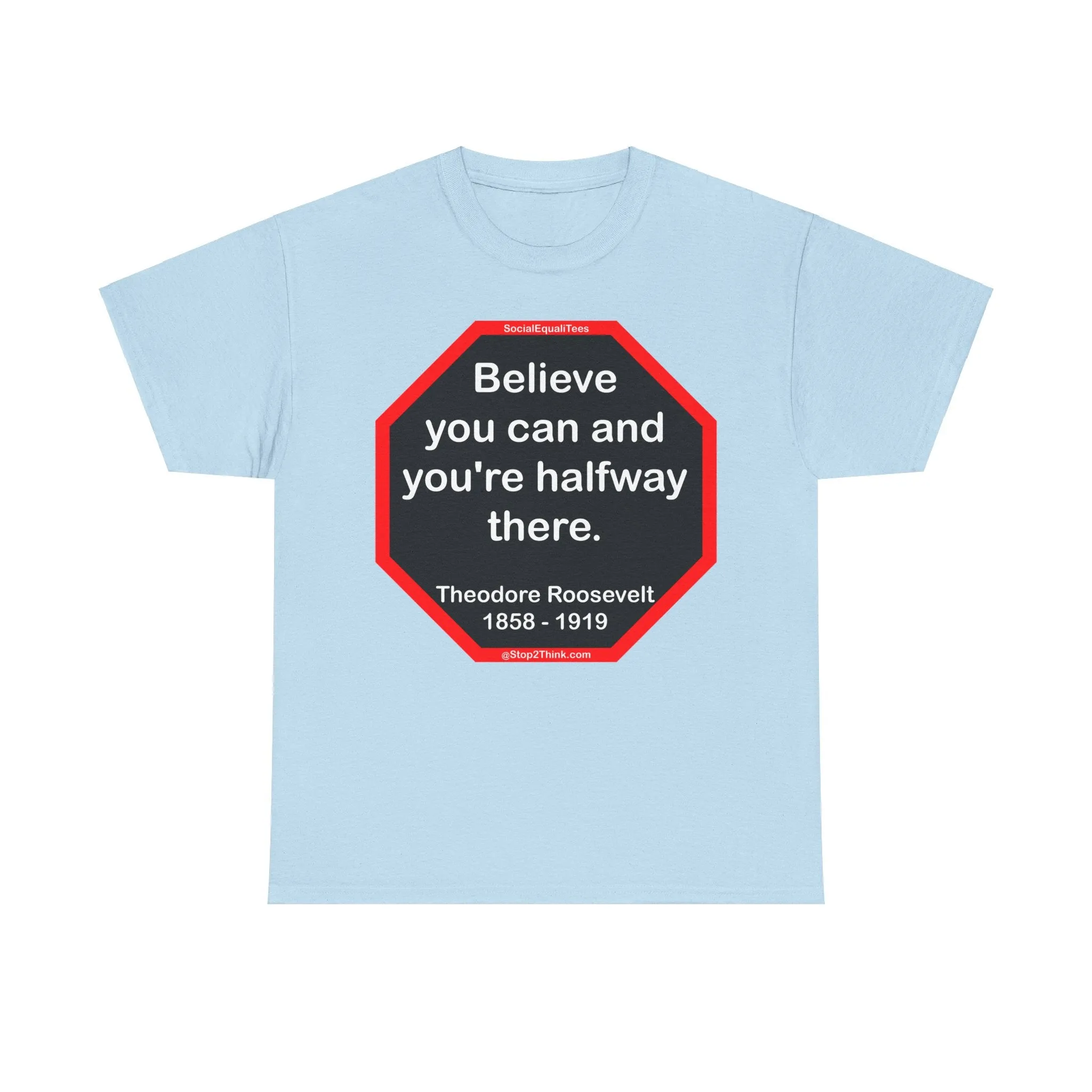 S2T- Believe you can and you're halfway there.  -  Theodore Roosevelt  1858 - 1919