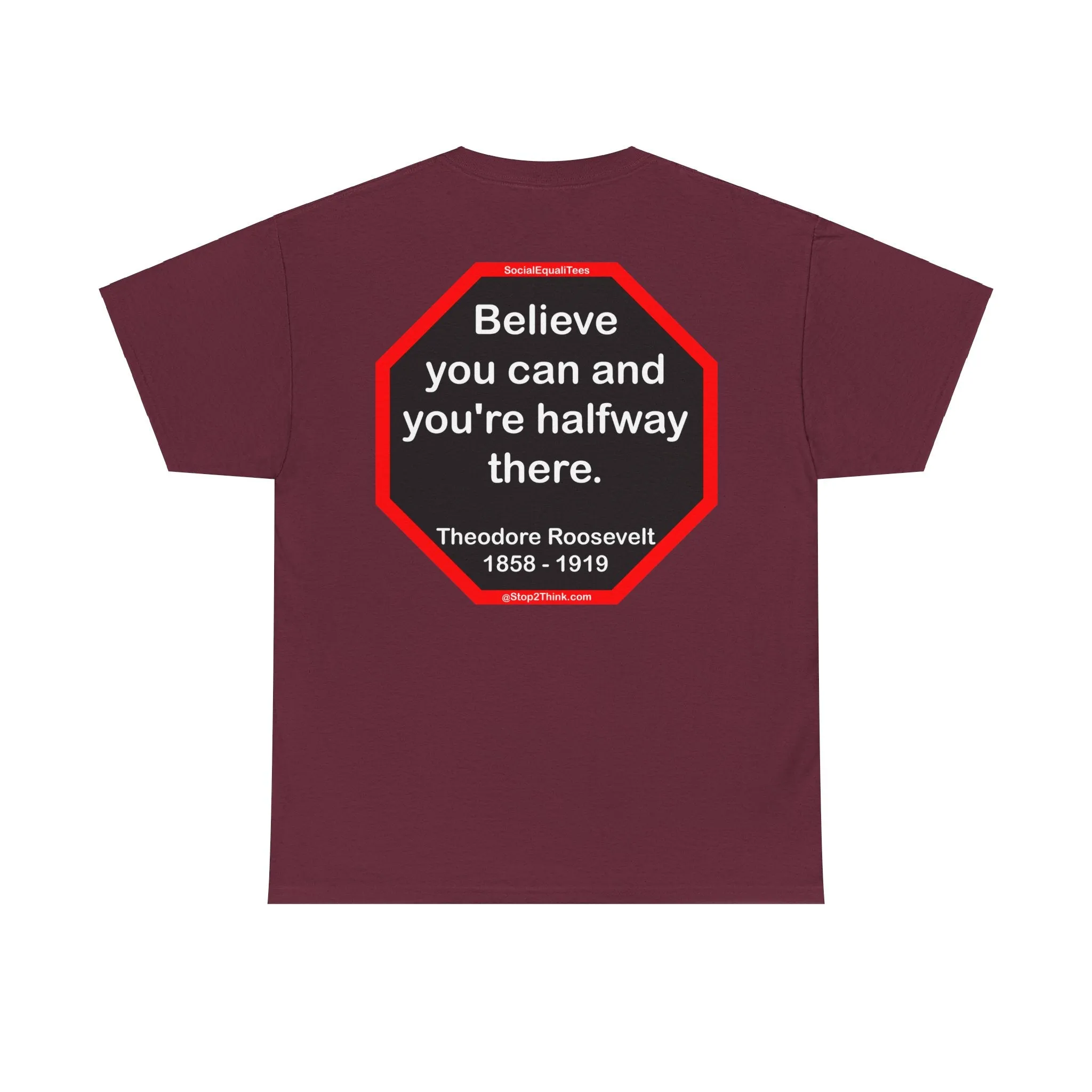 S2T- Believe you can and you're halfway there.  -  Theodore Roosevelt  1858 - 1919