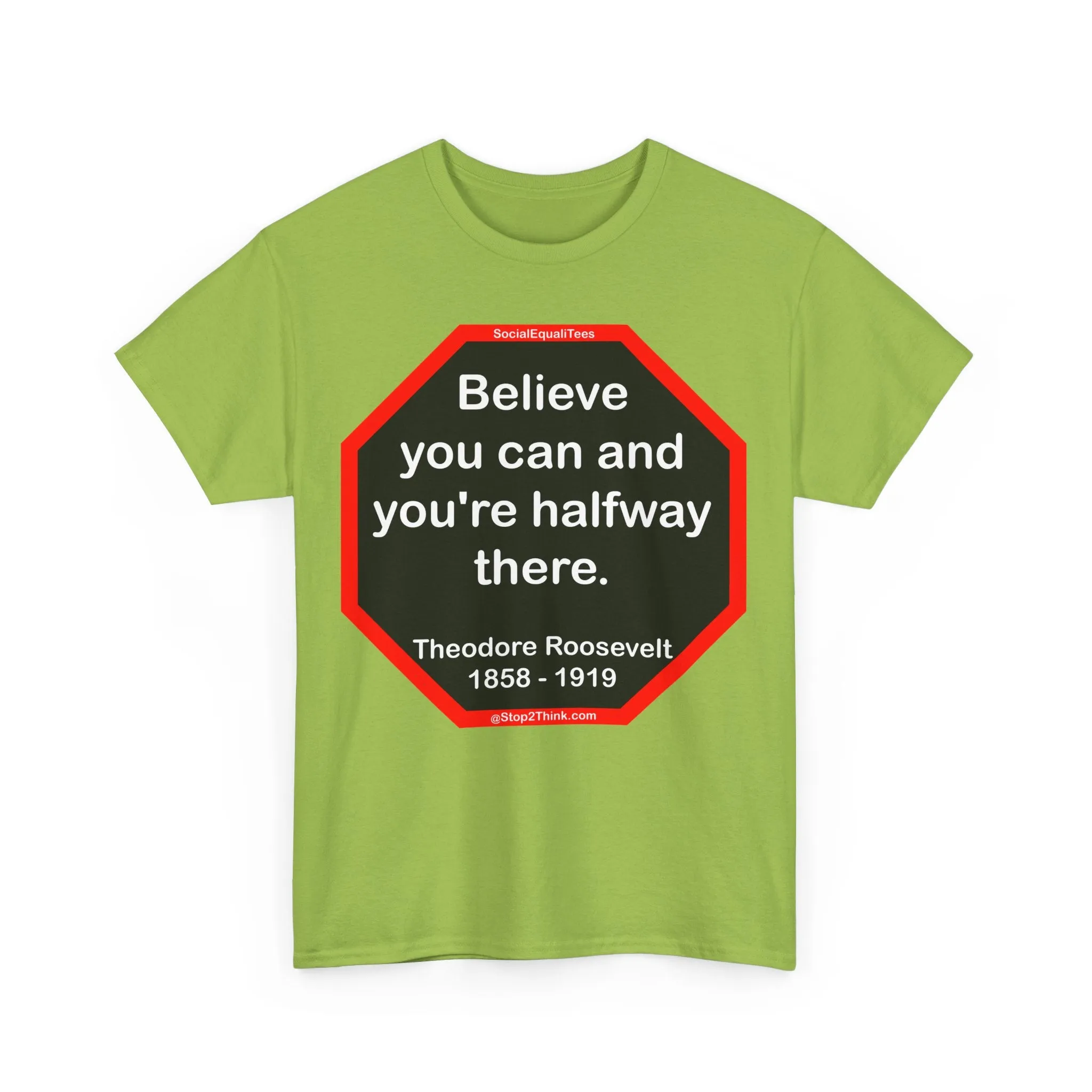S2T- Believe you can and you're halfway there.  -  Theodore Roosevelt  1858 - 1919