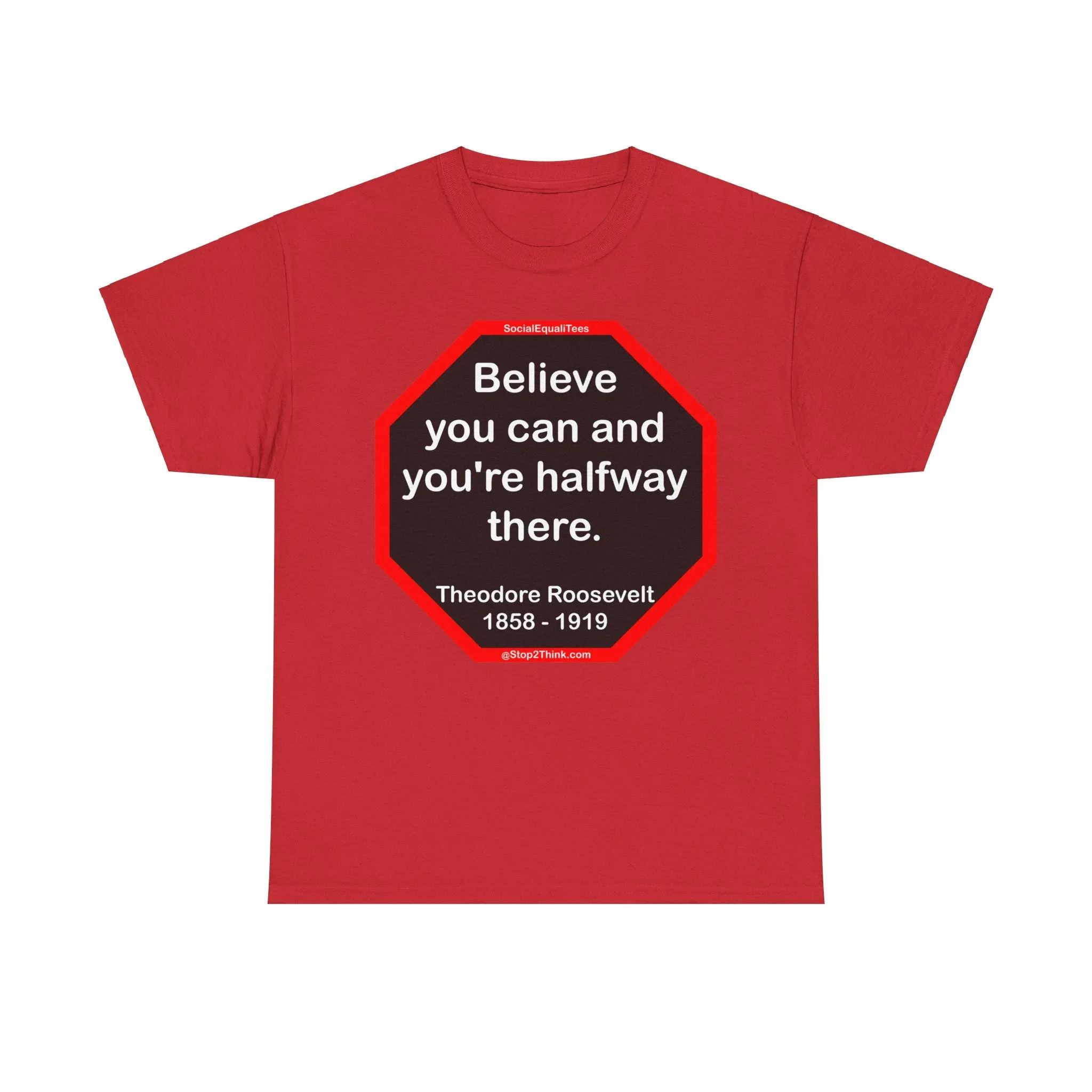 S2T- Believe you can and you're halfway there.  -  Theodore Roosevelt  1858 - 1919