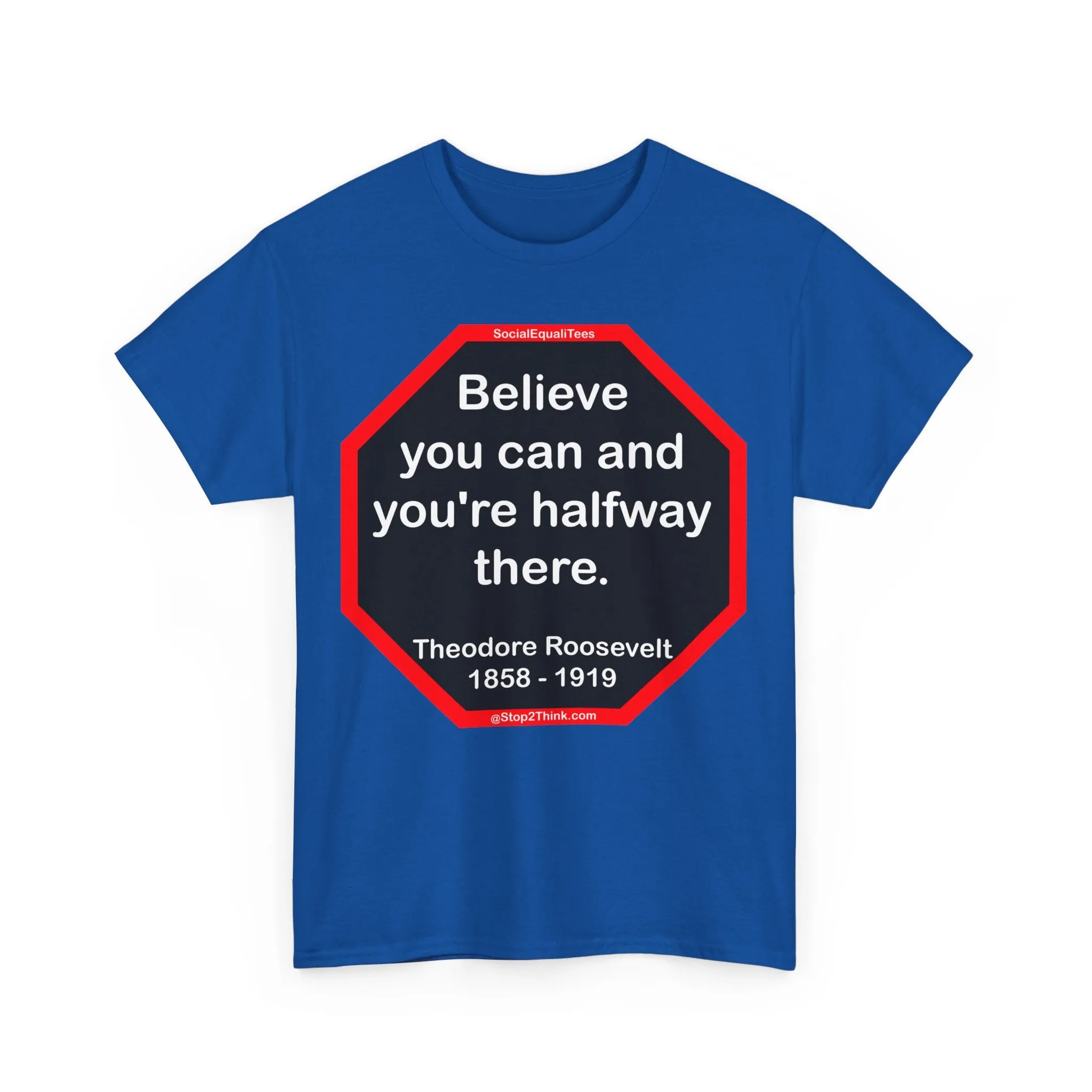 S2T- Believe you can and you're halfway there.  -  Theodore Roosevelt  1858 - 1919