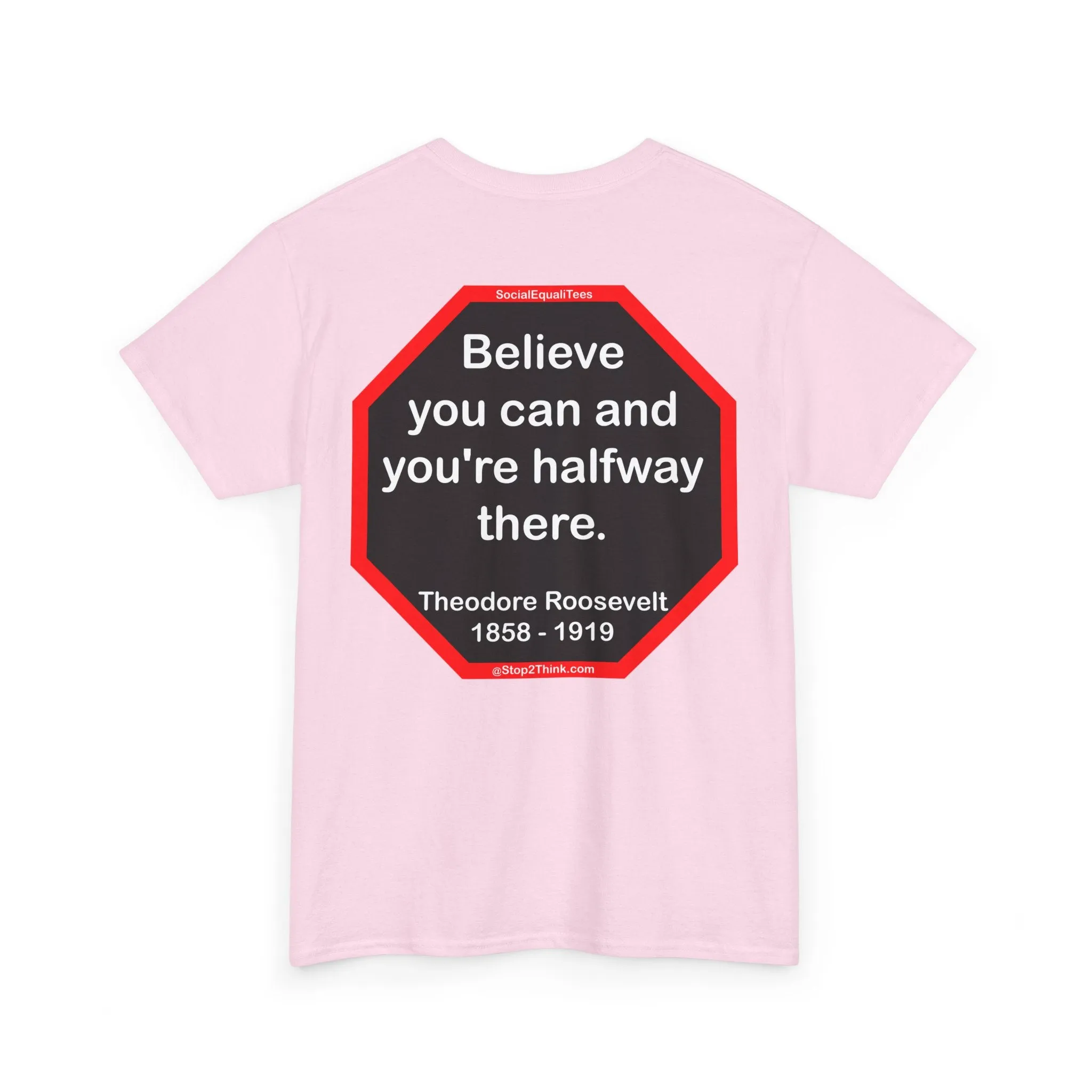 S2T- Believe you can and you're halfway there.  -  Theodore Roosevelt  1858 - 1919