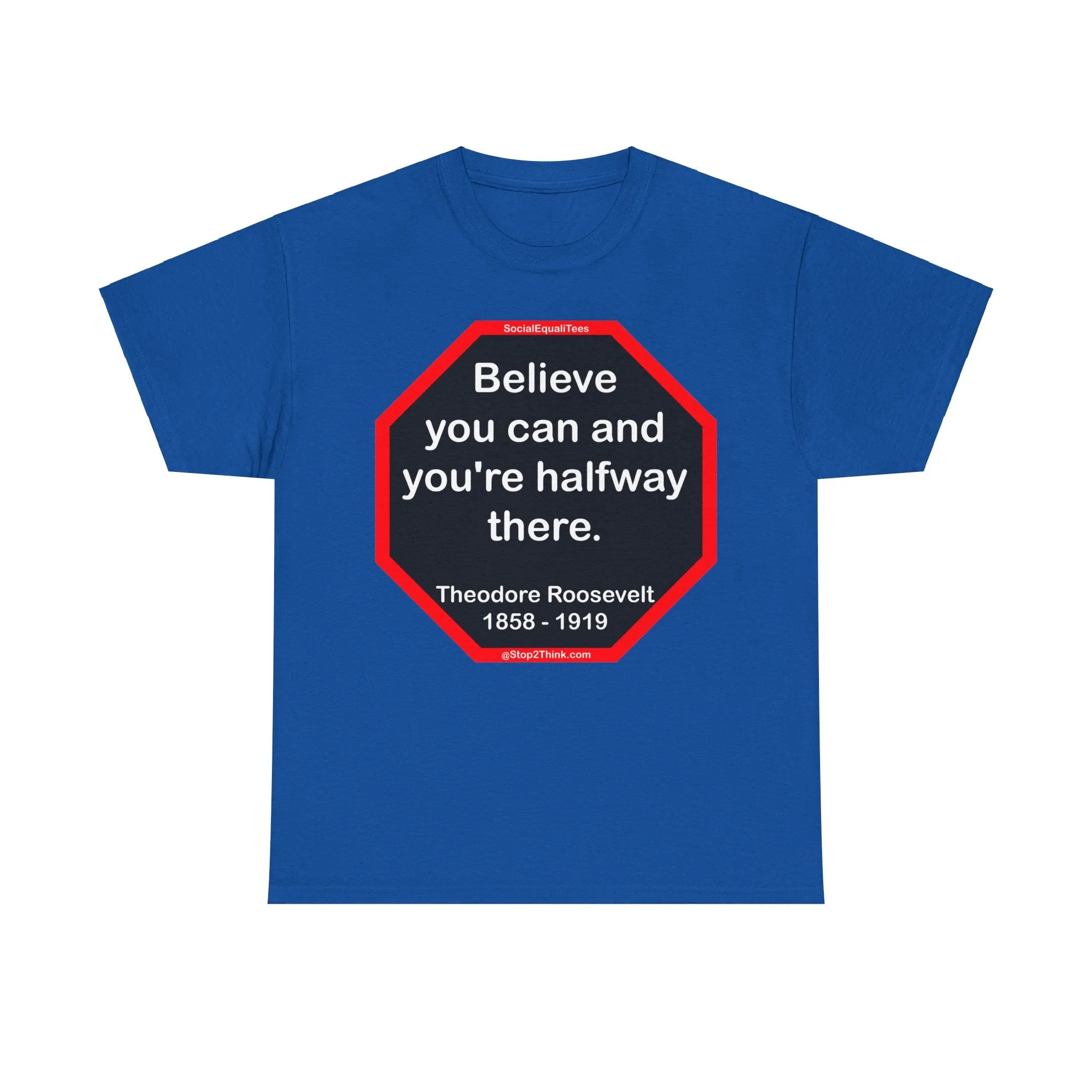 S2T- Believe you can and you're halfway there.  -  Theodore Roosevelt  1858 - 1919