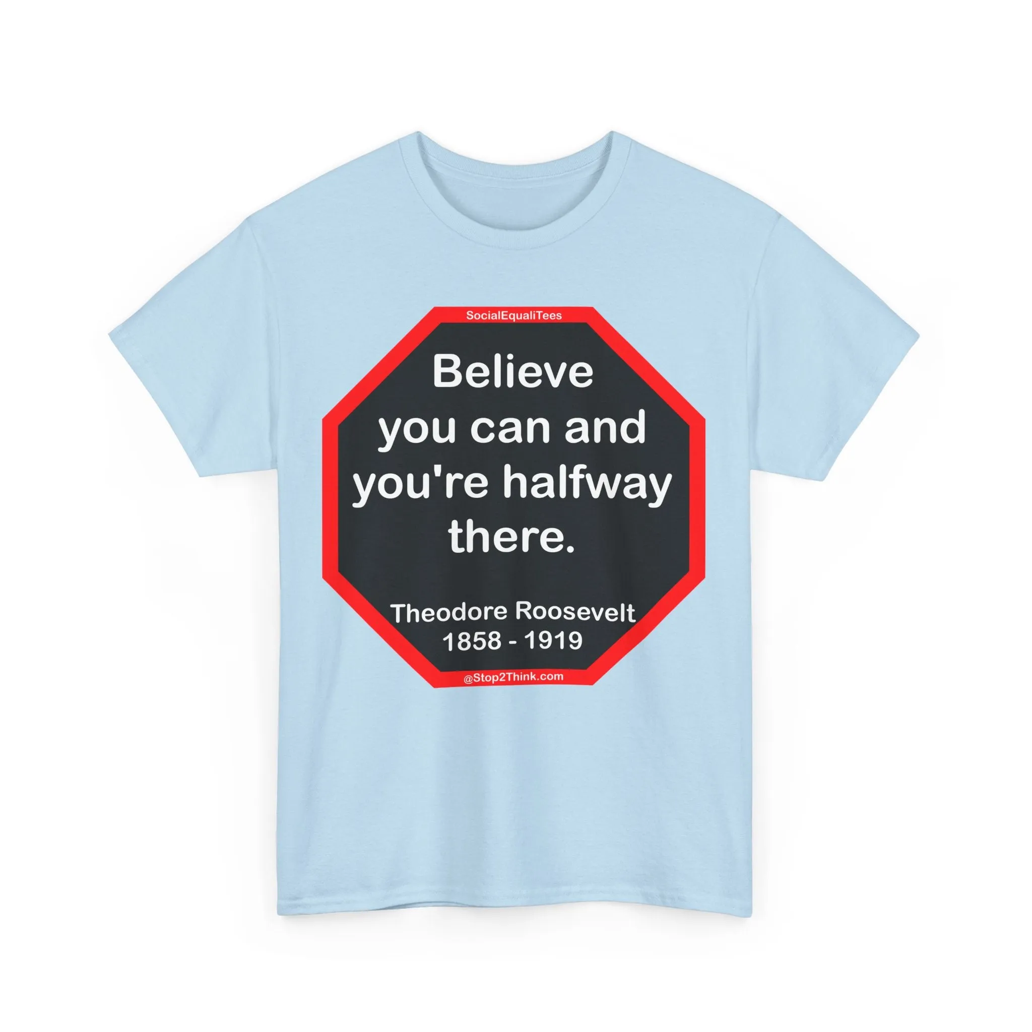 S2T- Believe you can and you're halfway there.  -  Theodore Roosevelt  1858 - 1919