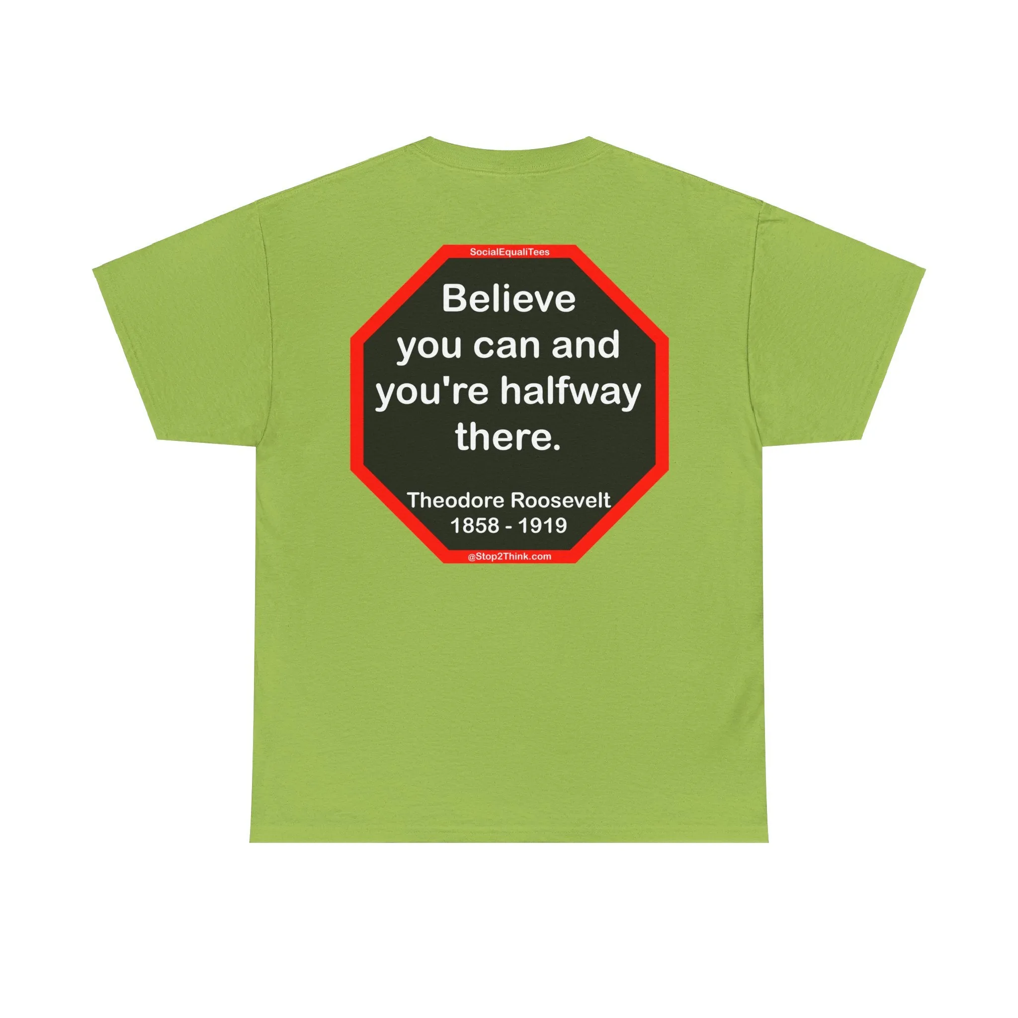 S2T- Believe you can and you're halfway there.  -  Theodore Roosevelt  1858 - 1919