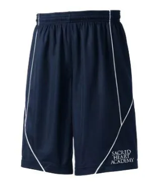 Sacred Heart Gym Shorts-NVY-YT565/T565