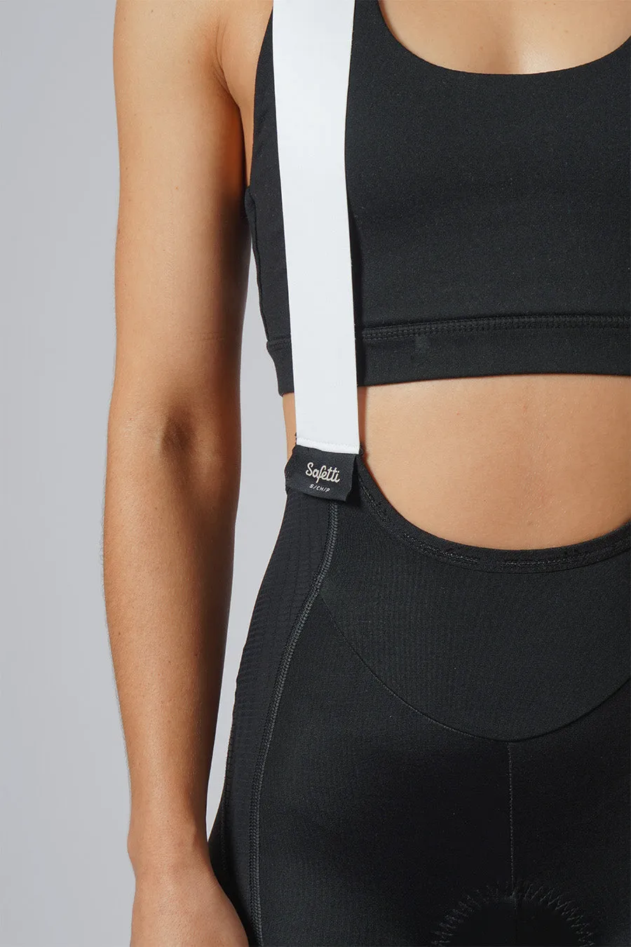 Safetti Women's Training Bib Shorts Black