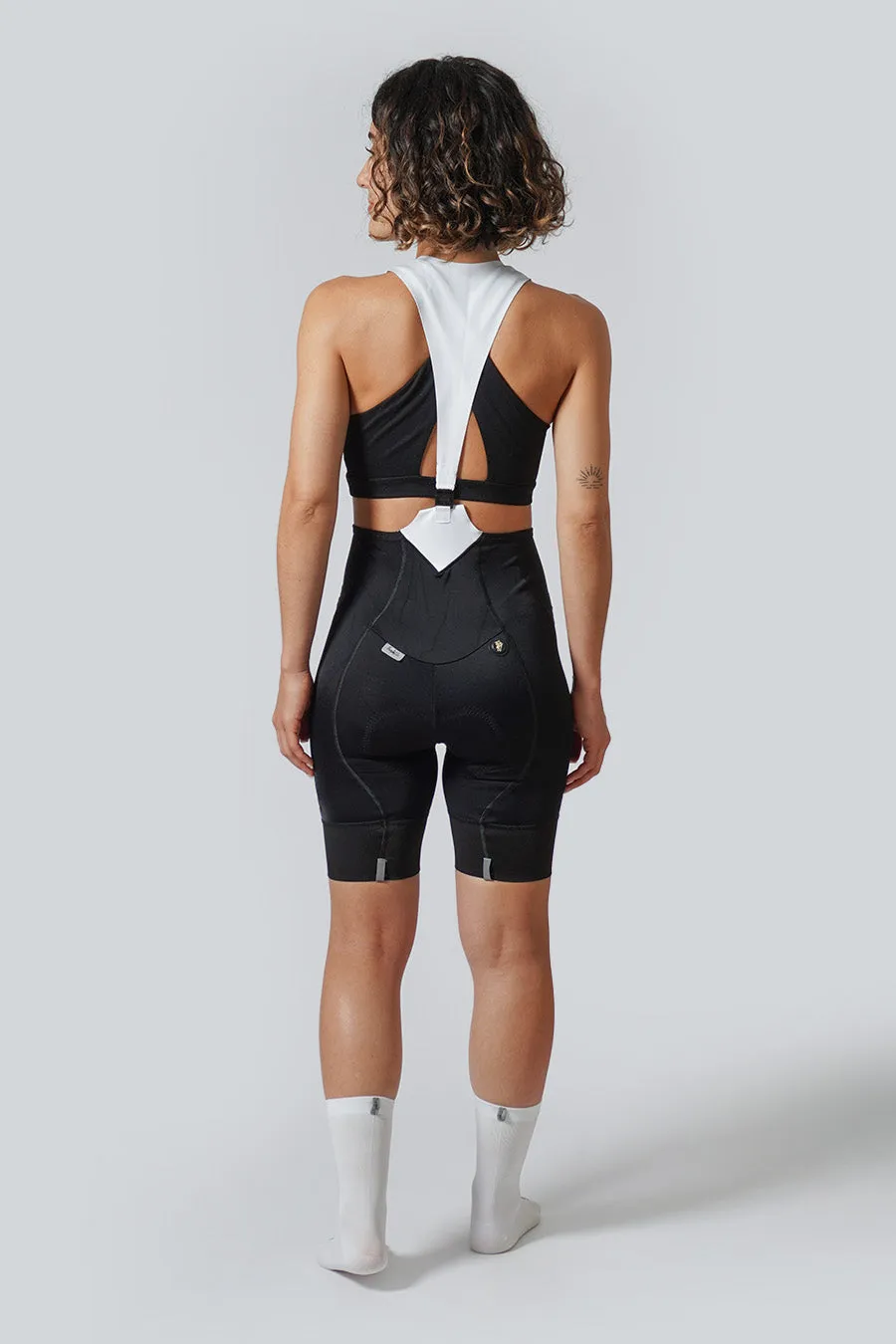 Safetti Women's Training Bib Shorts Black