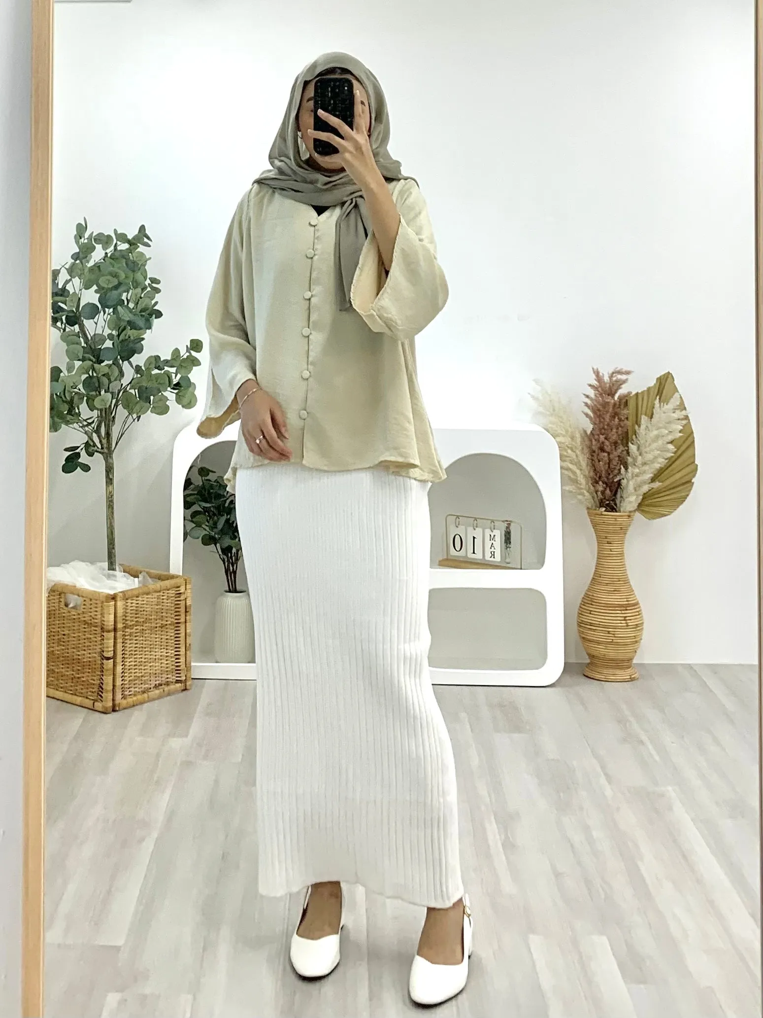 Safiya Crinkle Satin Top SCST