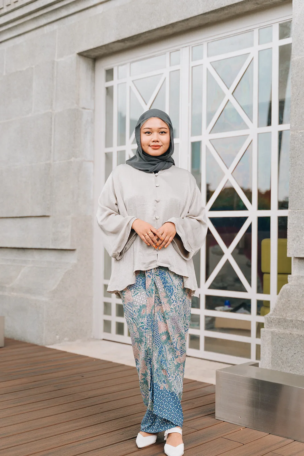 Safiya Crinkle Satin Top SCST