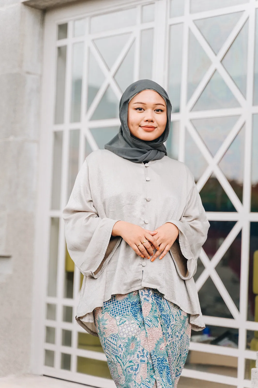 Safiya Crinkle Satin Top SCST