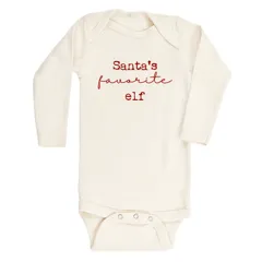SANTA’S FAVORITE ELF - LONG SLEEVE BODYSUIT