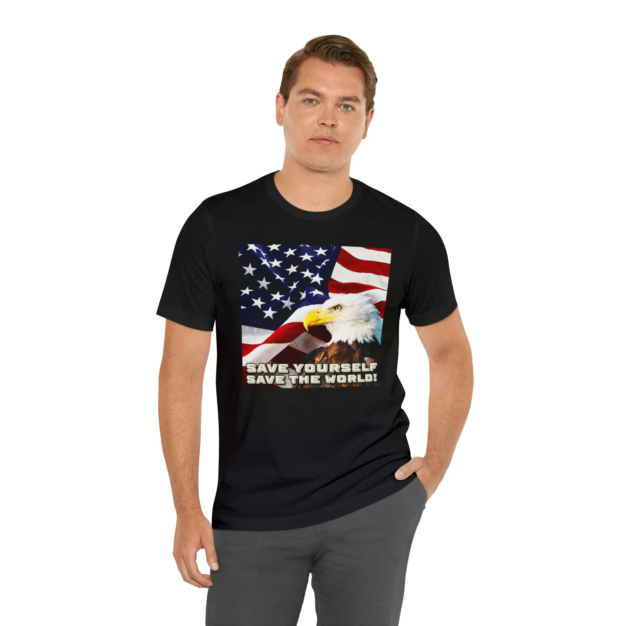 Save Yourself Save The World! Short Sleeve Tee