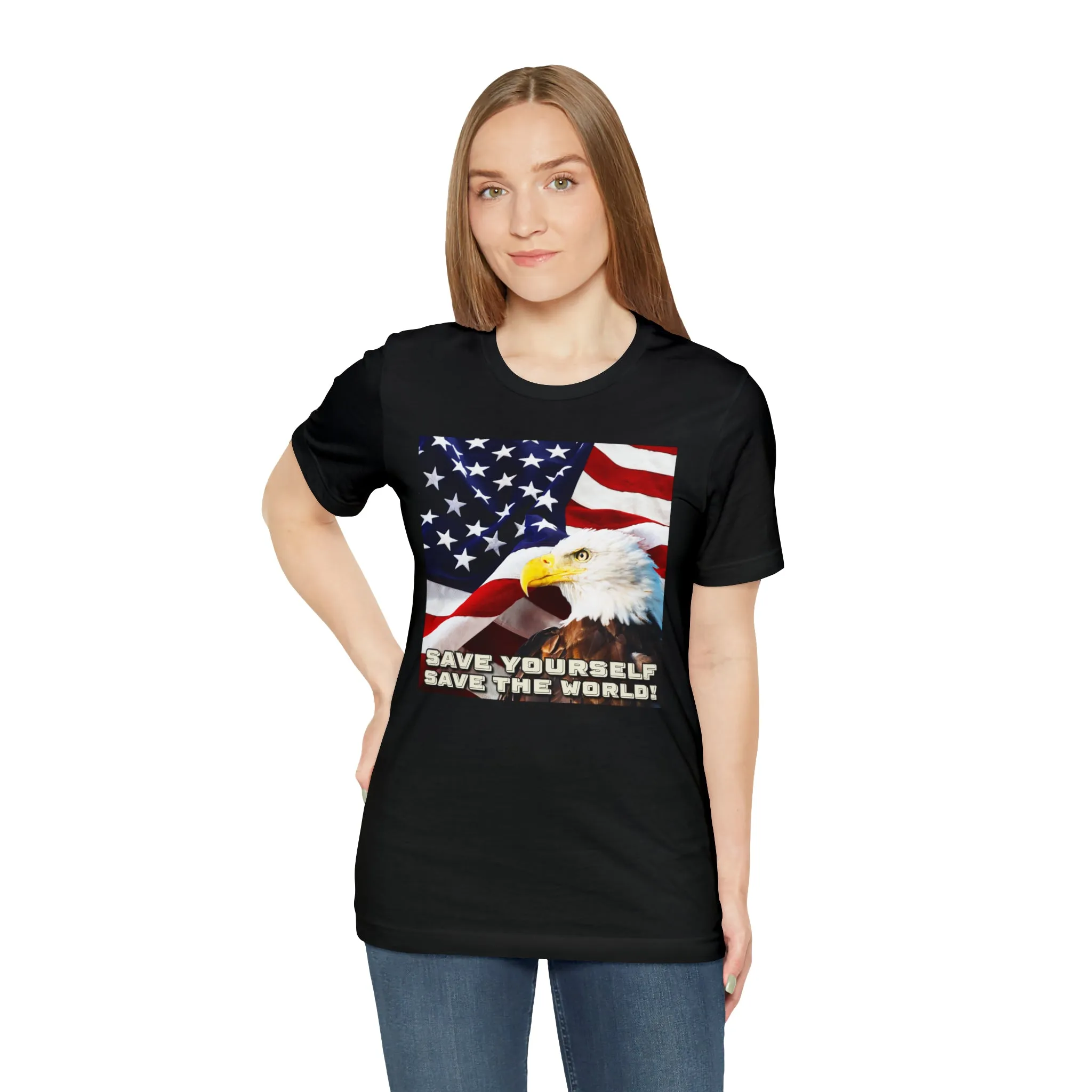 Save Yourself Save The World! Short Sleeve Tee