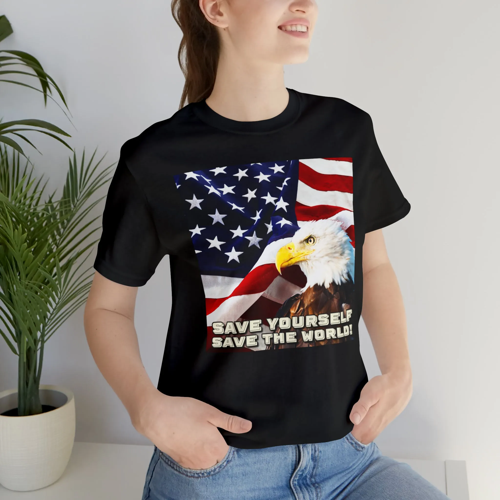 Save Yourself Save The World! Short Sleeve Tee