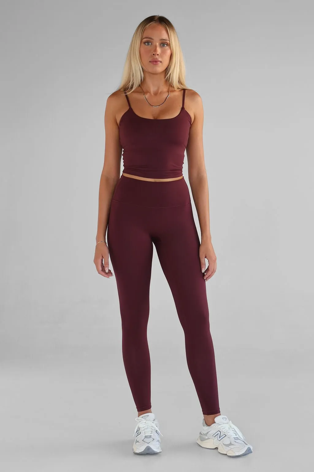 SCULPT Full Length Leggings - Cherry Cola