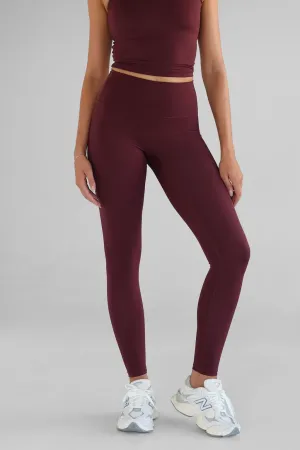 SCULPT Full Length Leggings - Cherry Cola