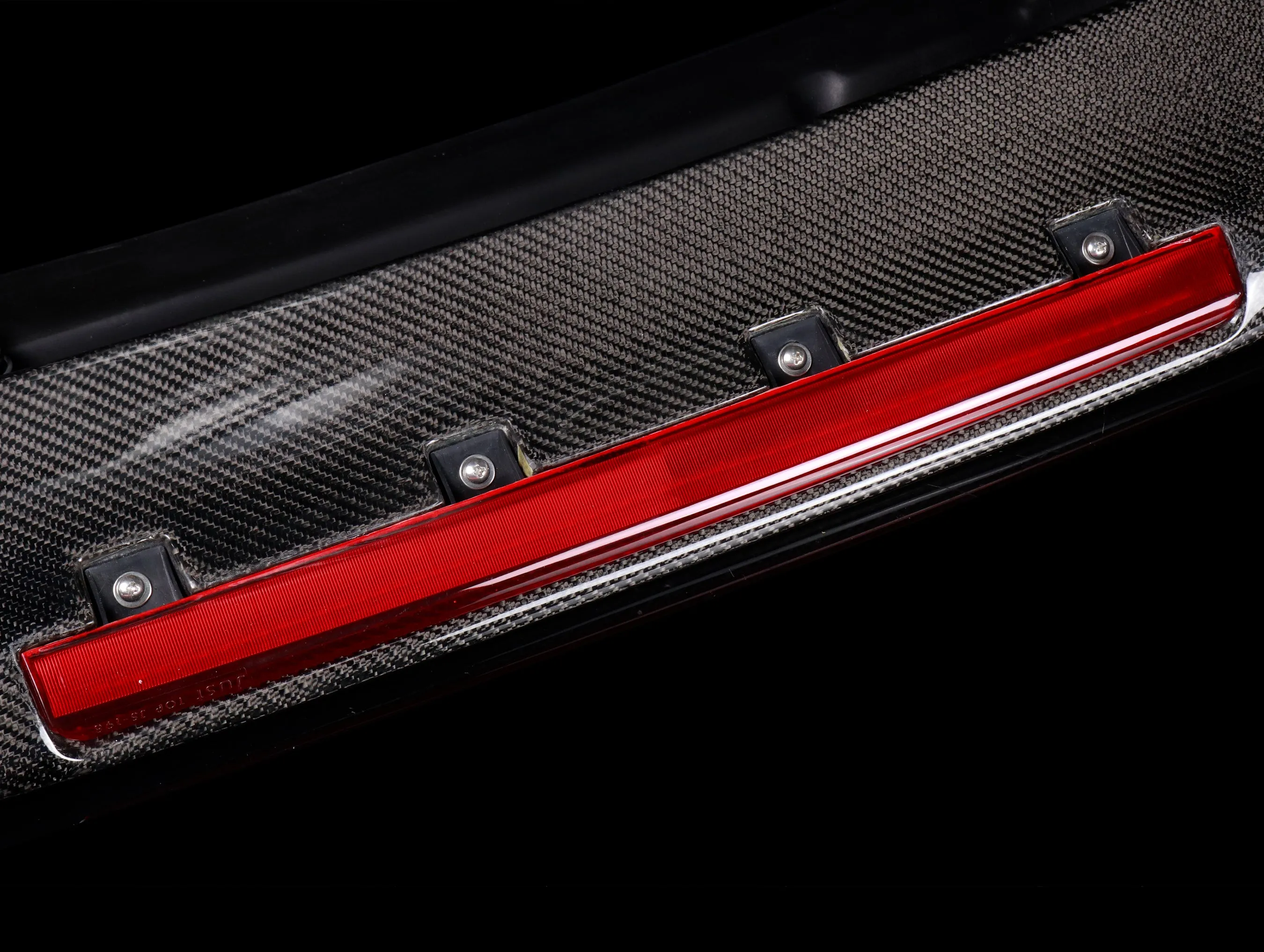 Seibon SP Style Carbon Fiber Rear Spoiler w/ LED Brake Light - 92-95 Civic Hatch