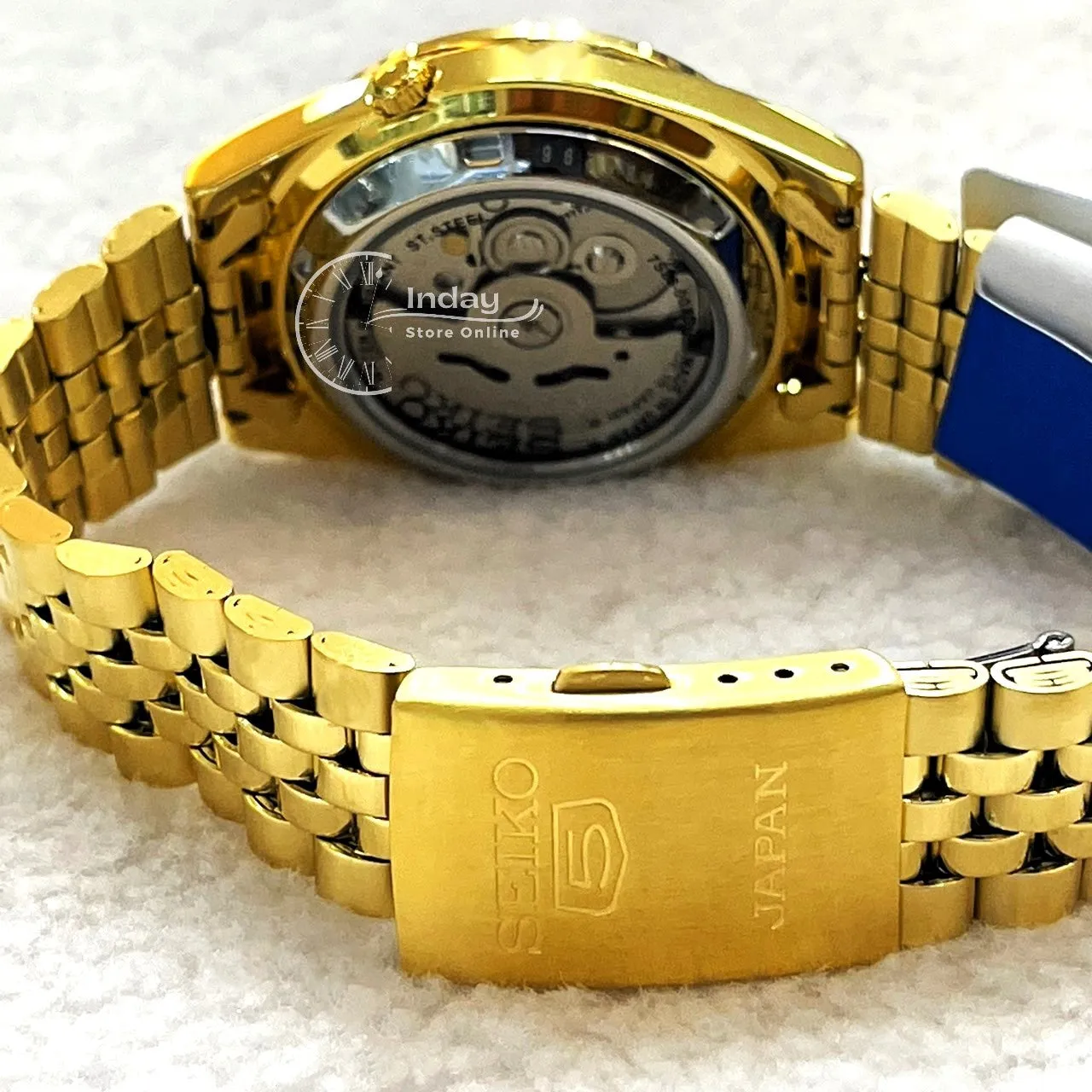 Seiko Automatic Men's Watch SNKF82J1 Stainless Steel Luminous Hands and Markers